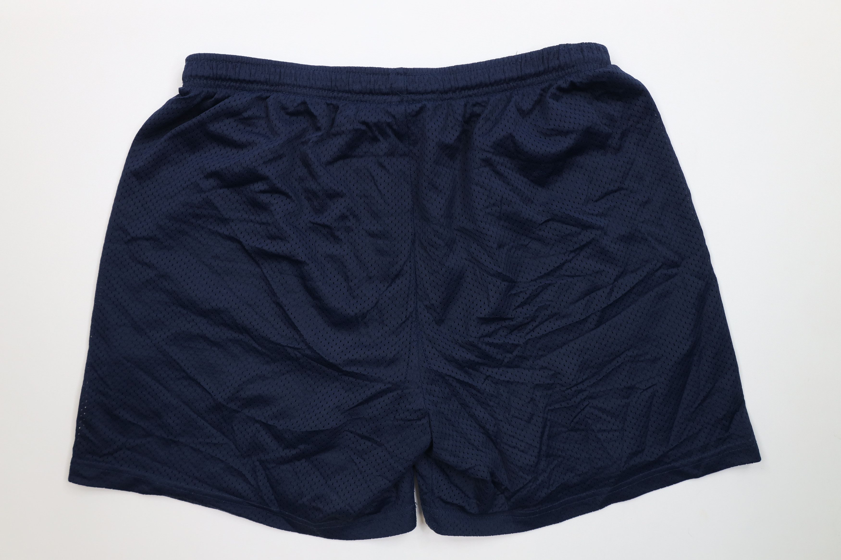 Reebok Vintage 90s Reebok Spell Above Knee Mesh Shorts Navy Blue Size US 34 / EU 50 - 9 Thumbnail