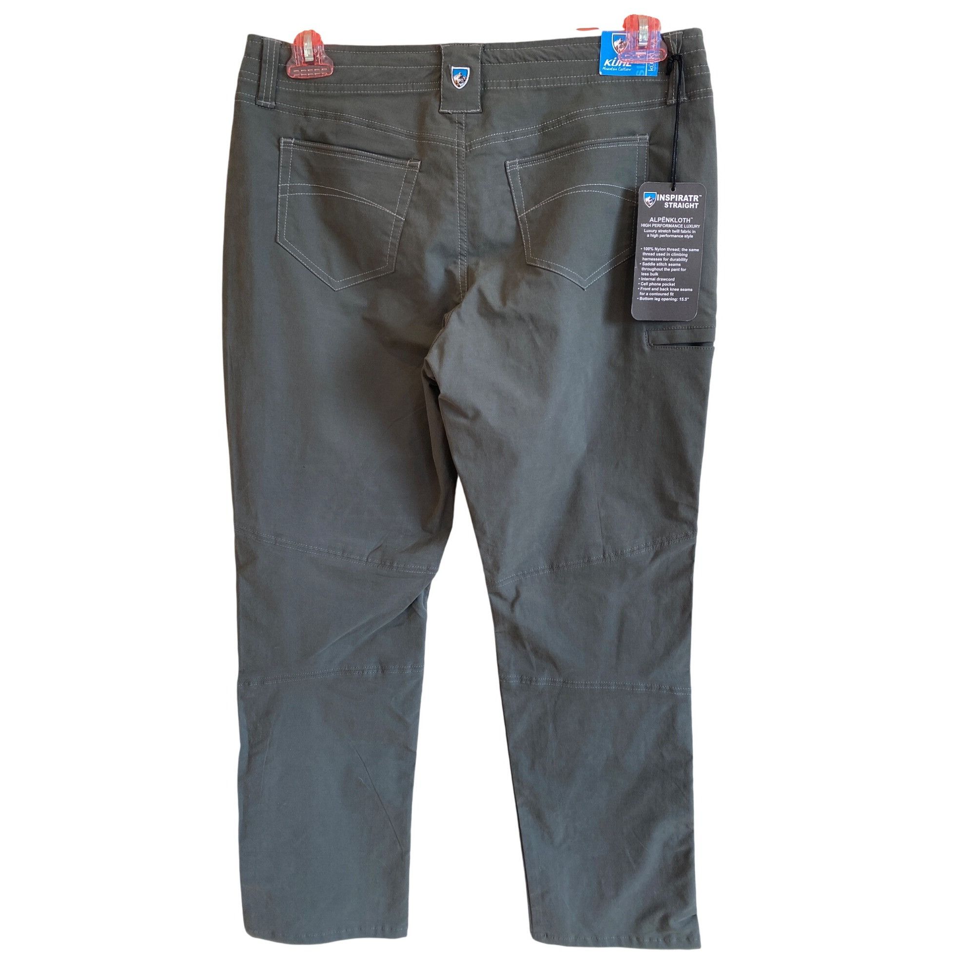 Kuhl NWT Kuhl Inspiratr Straight Hiking Pants Stretch Gray Size 1 Size 32" / US 10 / IT 46 - 3 Thumbnail