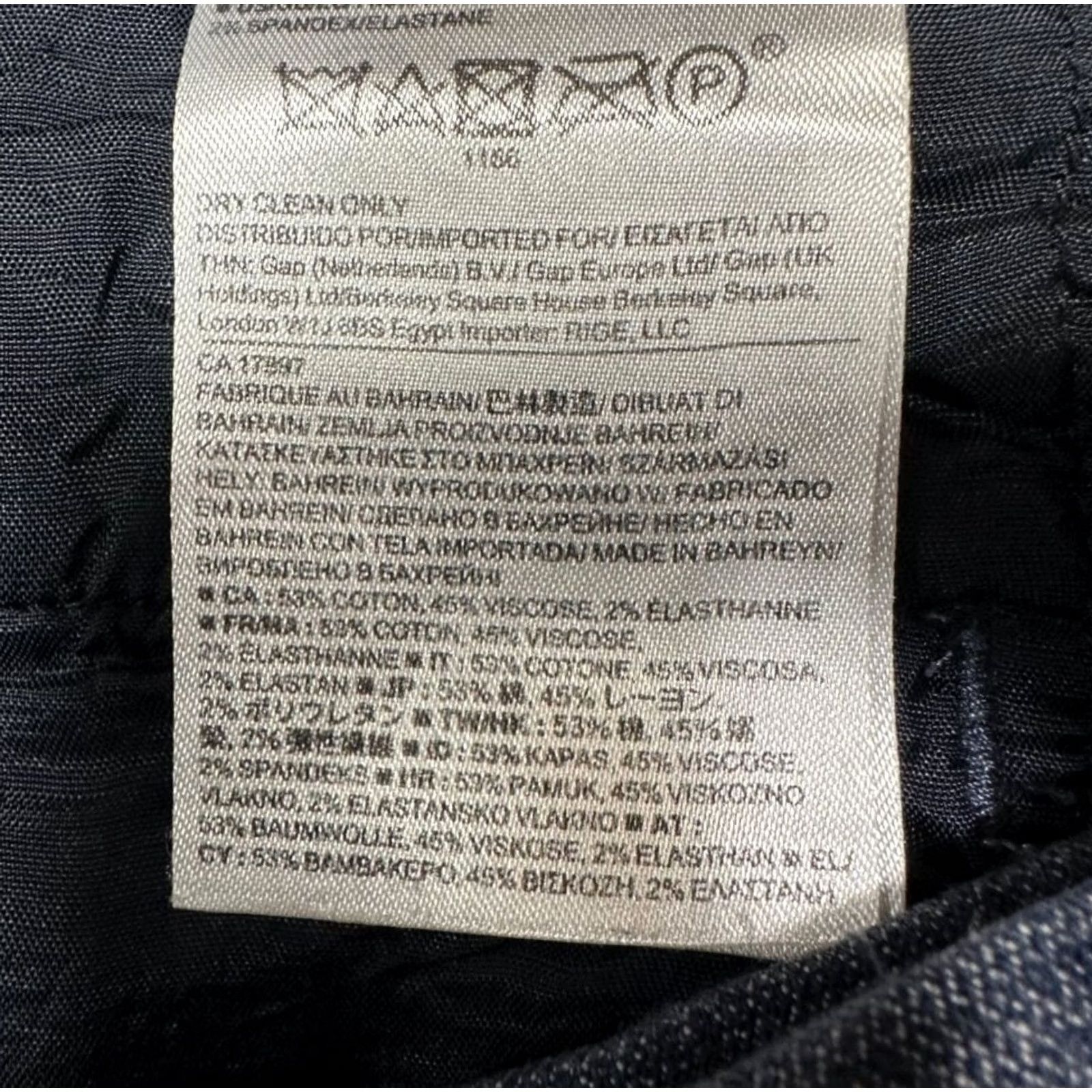 Banana Republic Banana Republic Sloan Pants Womens 0 Bootcut Denim Cotton Stretch Blue 26Inseam 23.5in Regular Rise 8.5in Solid Size 25" / US 0 / IT 36 - 6 Thumbnail