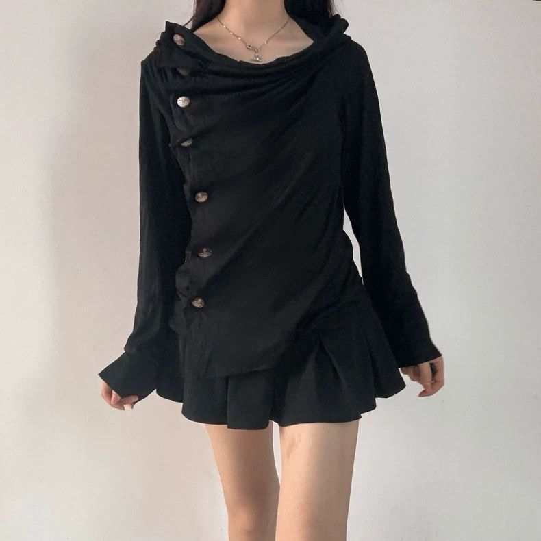 Vivienne Westwood Vivienne Westwood Black cravat swing collar hoodie jacket Size M / US 6-8 / IT 42-44 - 2 Thumbnail