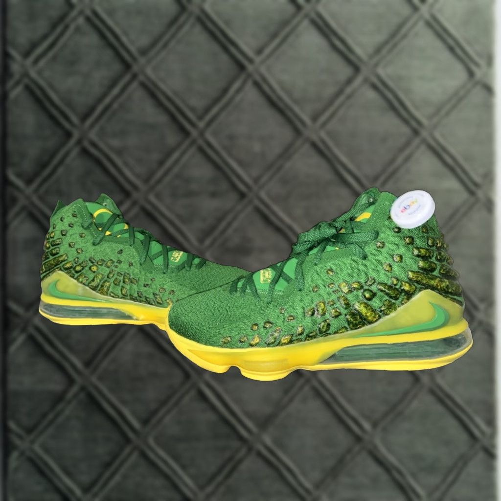 Nike Lebron 17 Oregon Ducks Team Issued PE Promo Sample Size 10.5 RARE Nike Sneaker Mens Green Duck 10.5 Size US 11 / EU 44 - 1 Thumbnail