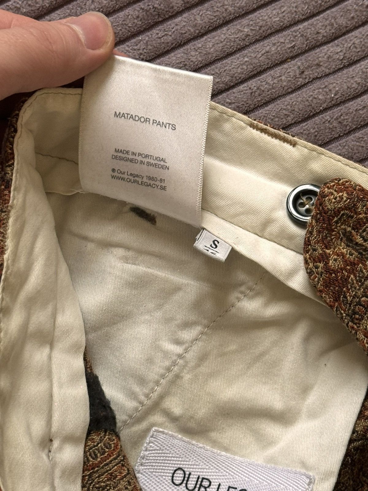 Our Legacy Rare Our Legacy Matador Paisley Pants S 46 Hype Streetwear Size US 28 / EU 44 - 9 Thumbnail
