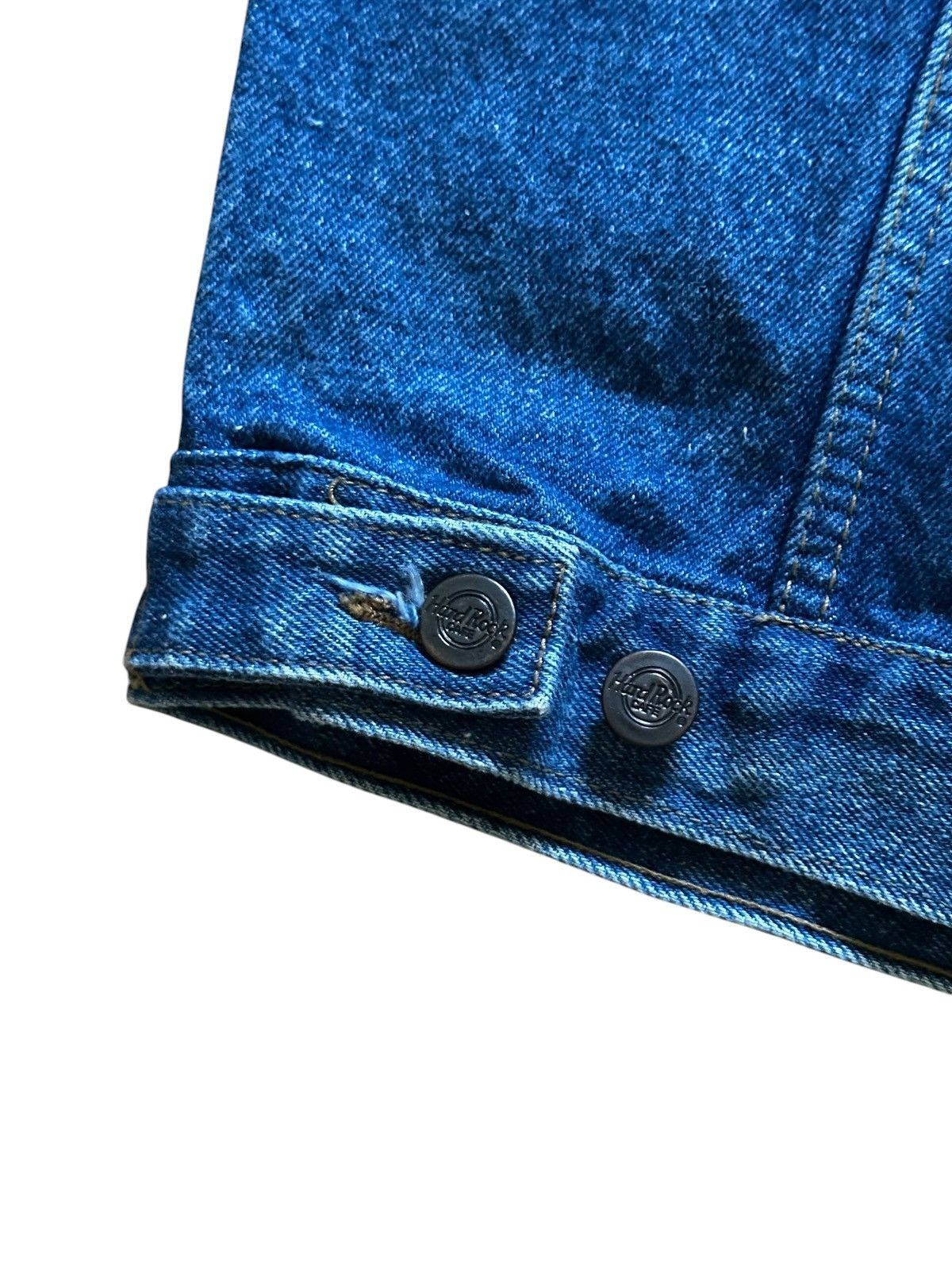 Hard Rock Cafe Hard Rock Cafe Bangkok Vintage Denim Jacket Save The Planet Size US S / EU 44-46 / 1 - 5 Thumbnail