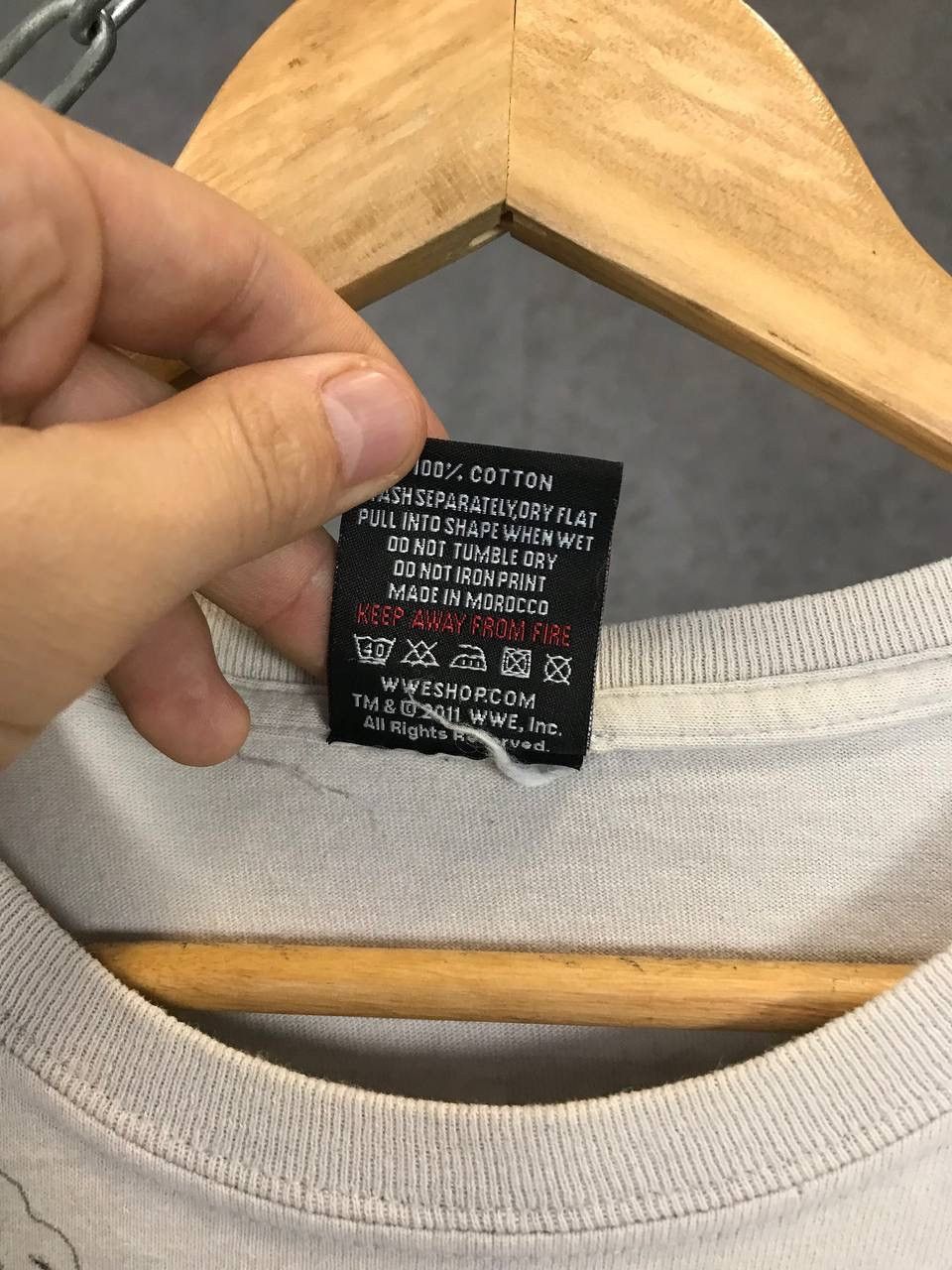 WWE Randy Orton RKO WWE WWF 2011 vintage overprinted tee Size US L / EU 52-54 / 3 - 7 Thumbnail