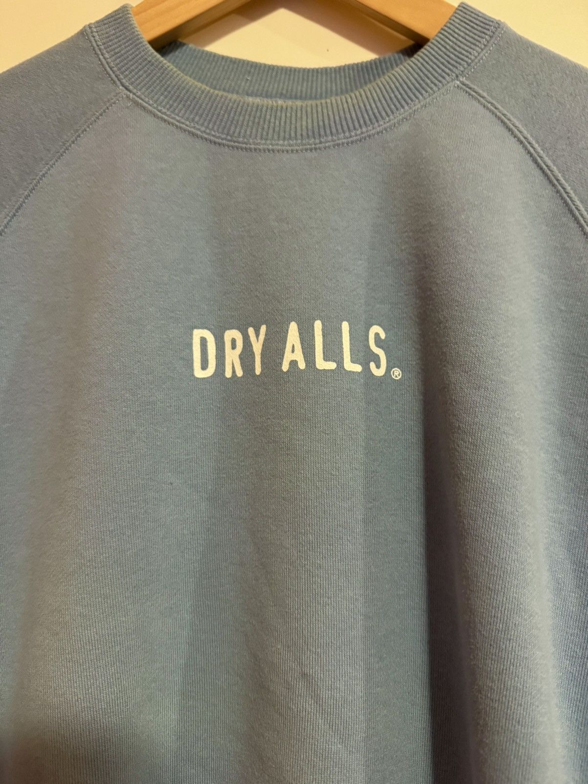 Human Made Human Made Dry Alls Raglan Light Blue Sweatshirt Size XL Size US XL / EU 56 / 4 - 3 Thumbnail