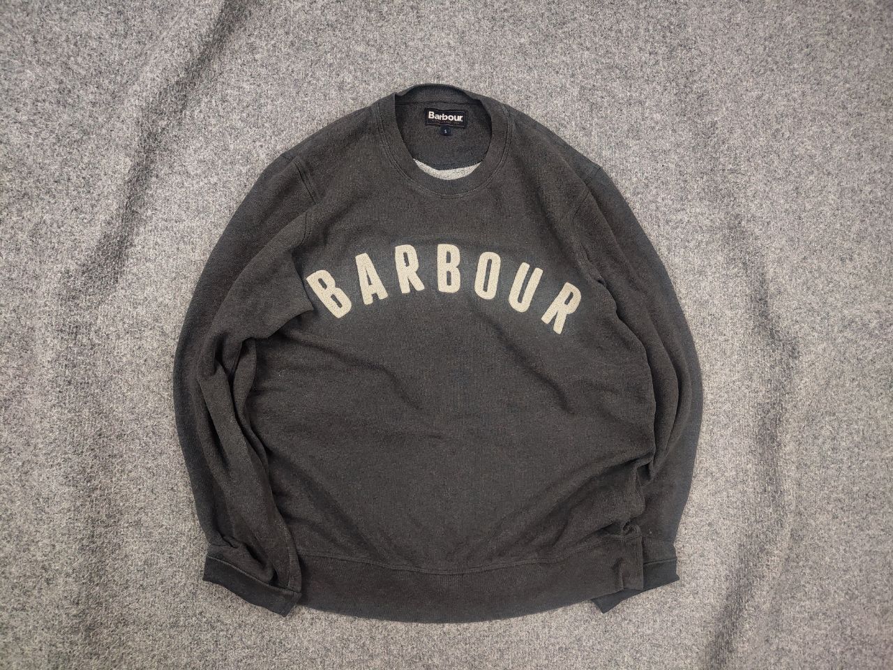 Barbour Barbour prep logo crew neck Dark sweatshirt Vintage Style Size US S / EU 44-46 / 1 - 1 Thumbnail