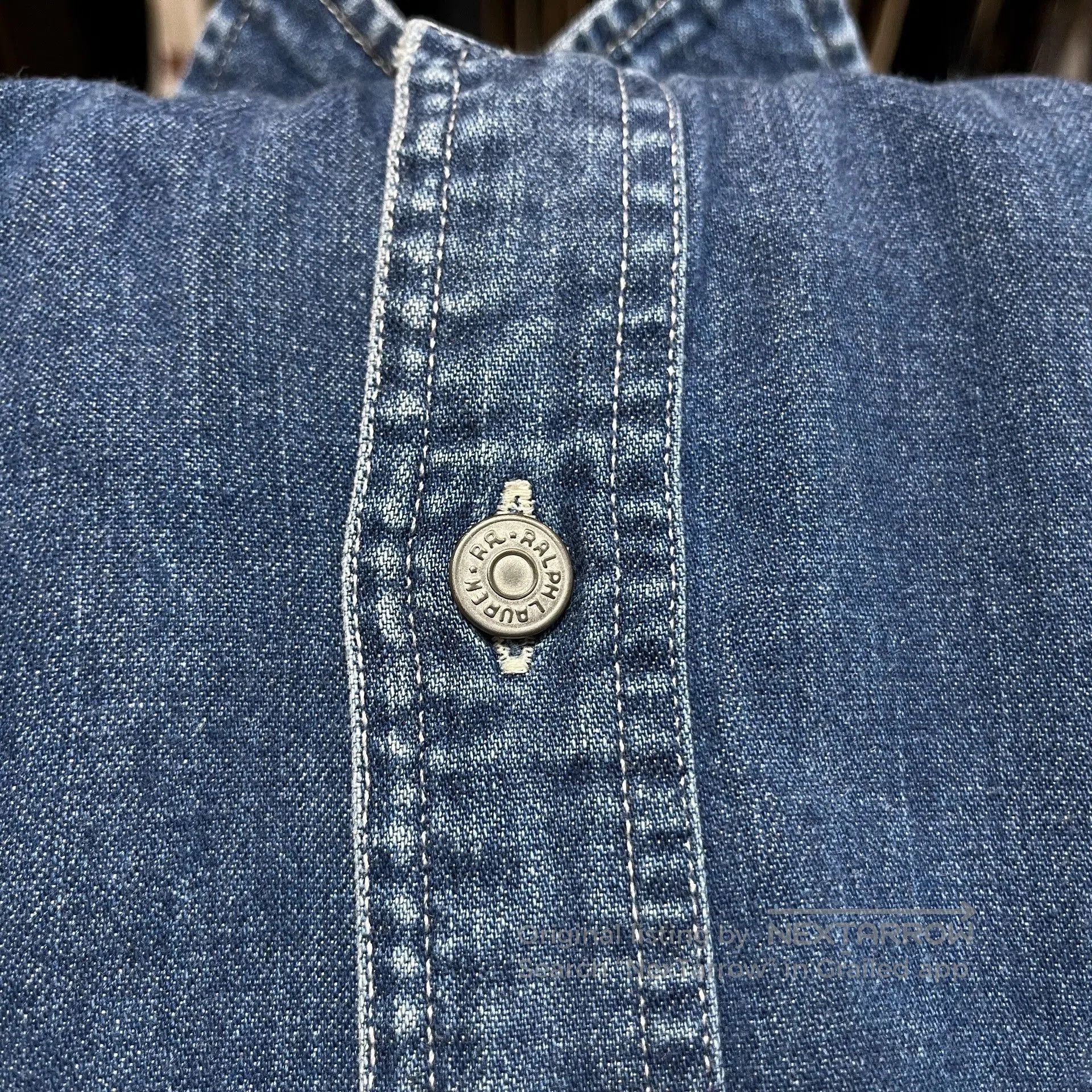 RRL Ralph Lauren RRL Vintage Denim Shirt. Size US L / EU 52-54 / 3 - 7 Thumbnail