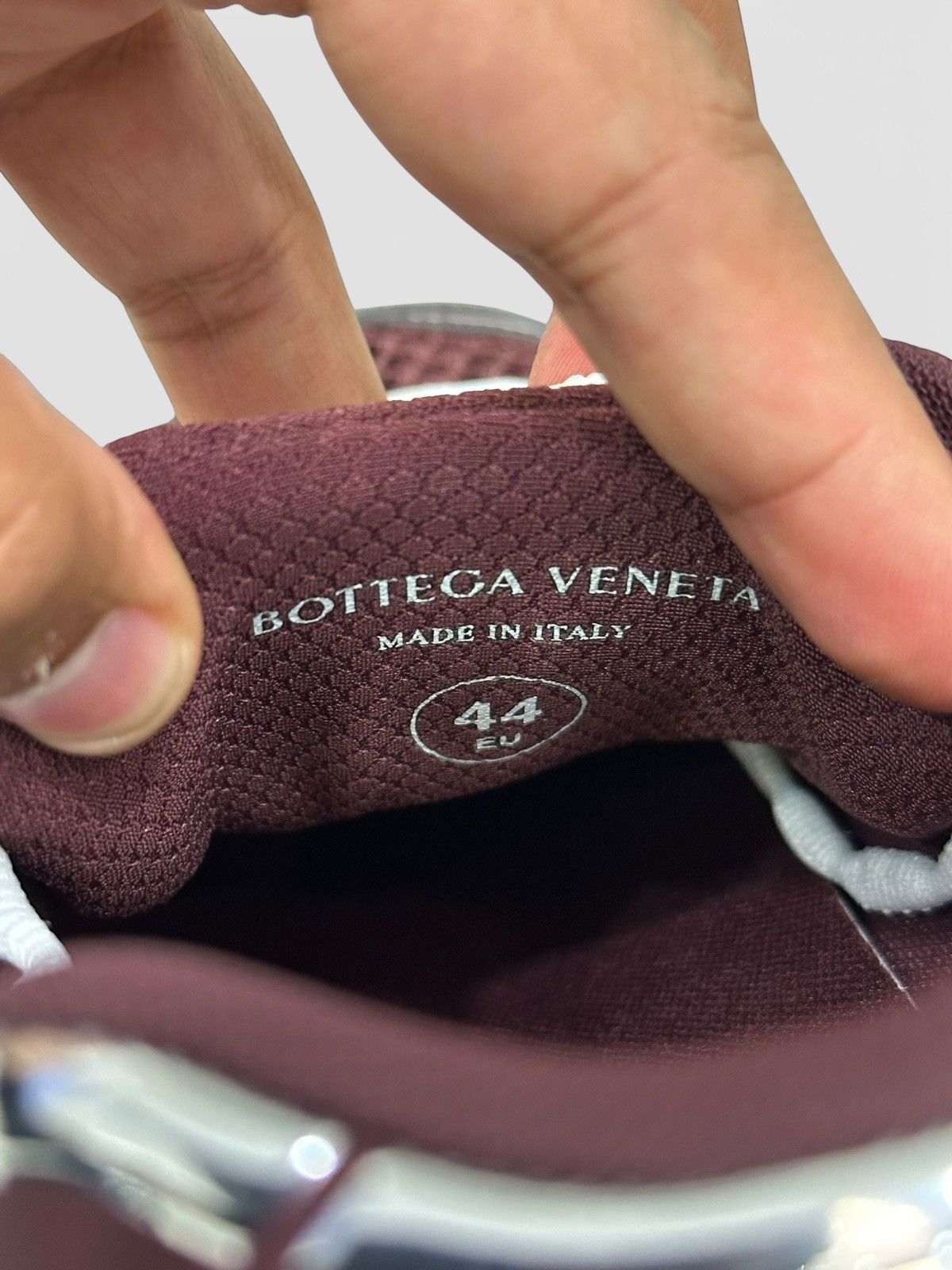 Bottega Veneta Bottega Burgundy Silver Orbits Sneakers Size US 11 / EU 44 - 8 Thumbnail