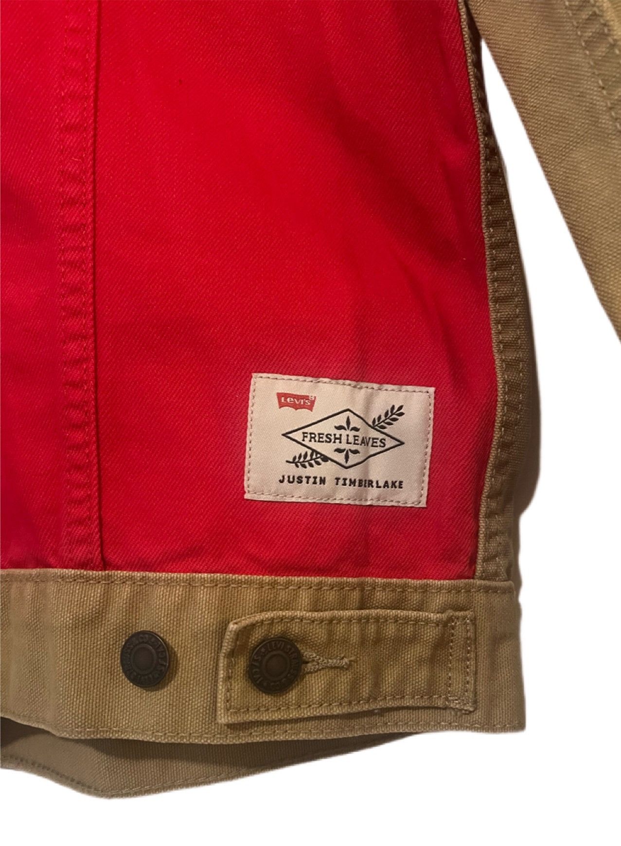 Levi's New limited edition UNIQUE Levi’s size L- tan/red/yellow Size US L / EU 52-54 / 3 - 4 Thumbnail