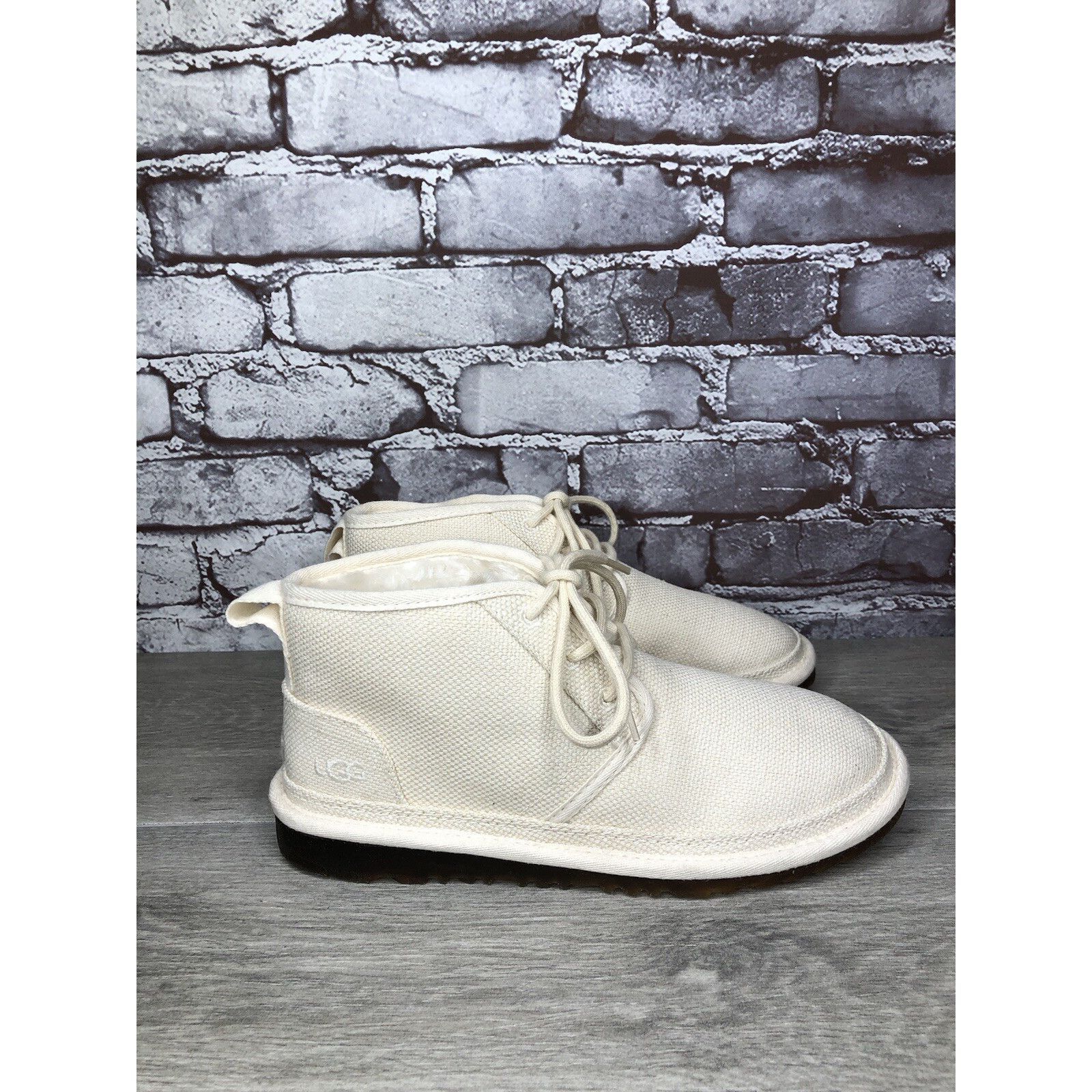 Ugg UGG Neumel Natural White Ankle Lace Up Chukka Boots Men’s Sz Size US 7 / EU 40 - 20 Thumbnail