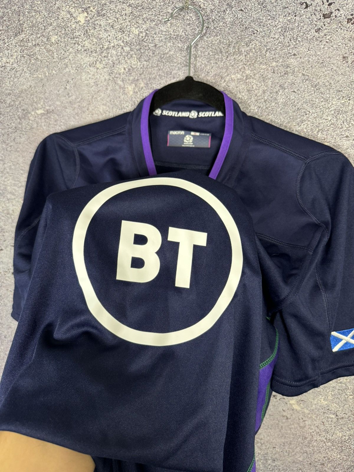 Macron Macron Men’s Rugby Union Scotland 2018/19 Medium Jersey Size US M / EU 48-50 / 2 - 9 Thumbnail