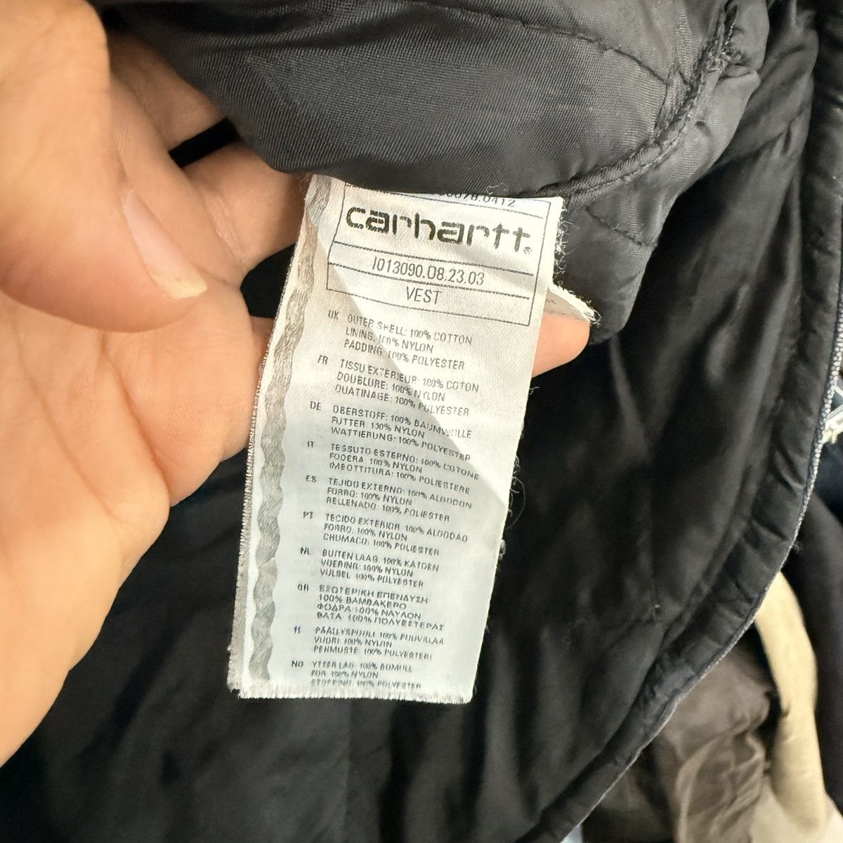 Carhartt Wip 1 of 1 sashiko carhartt vest Size US S / EU 44-46 / 1 - 6 Thumbnail