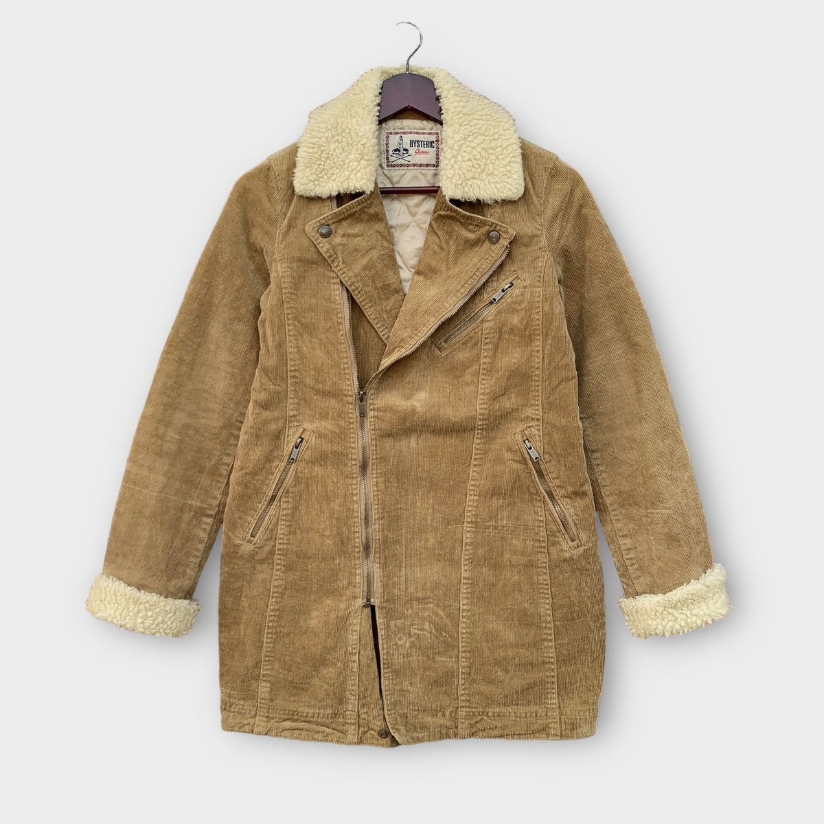Hysteric Glamour HYSTERIC GLAMOUR CORDUROY SHERLING JACKET BROWN SHERPA COLLA Size US S / EU 44-46 / 1 - 1 Thumbnail