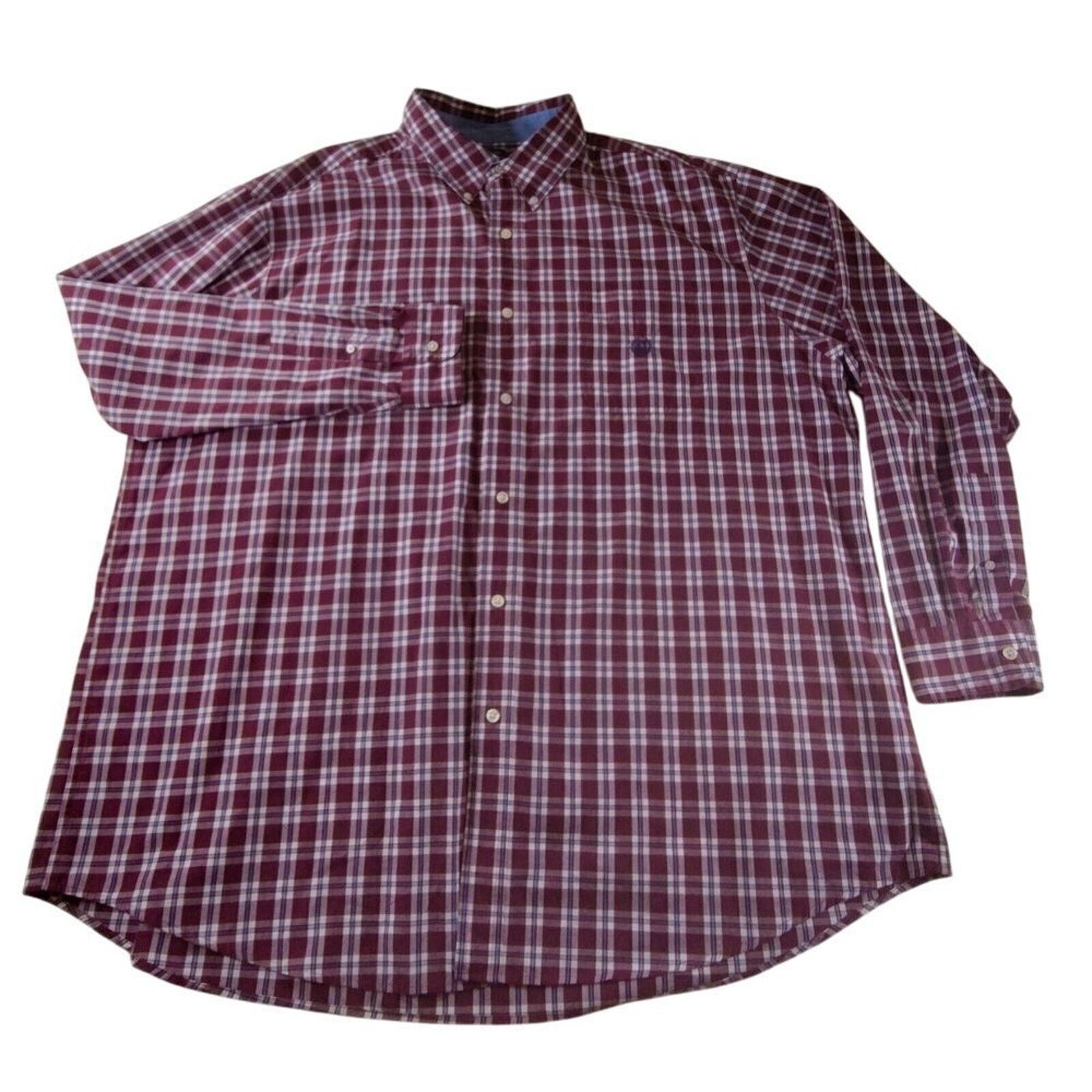 Chaps Chaps By Ralph Lauren Men's Size 3xb xxxl Blue Maroon Plaid Size US XXL / EU 58 / 5 - 1 Thumbnail