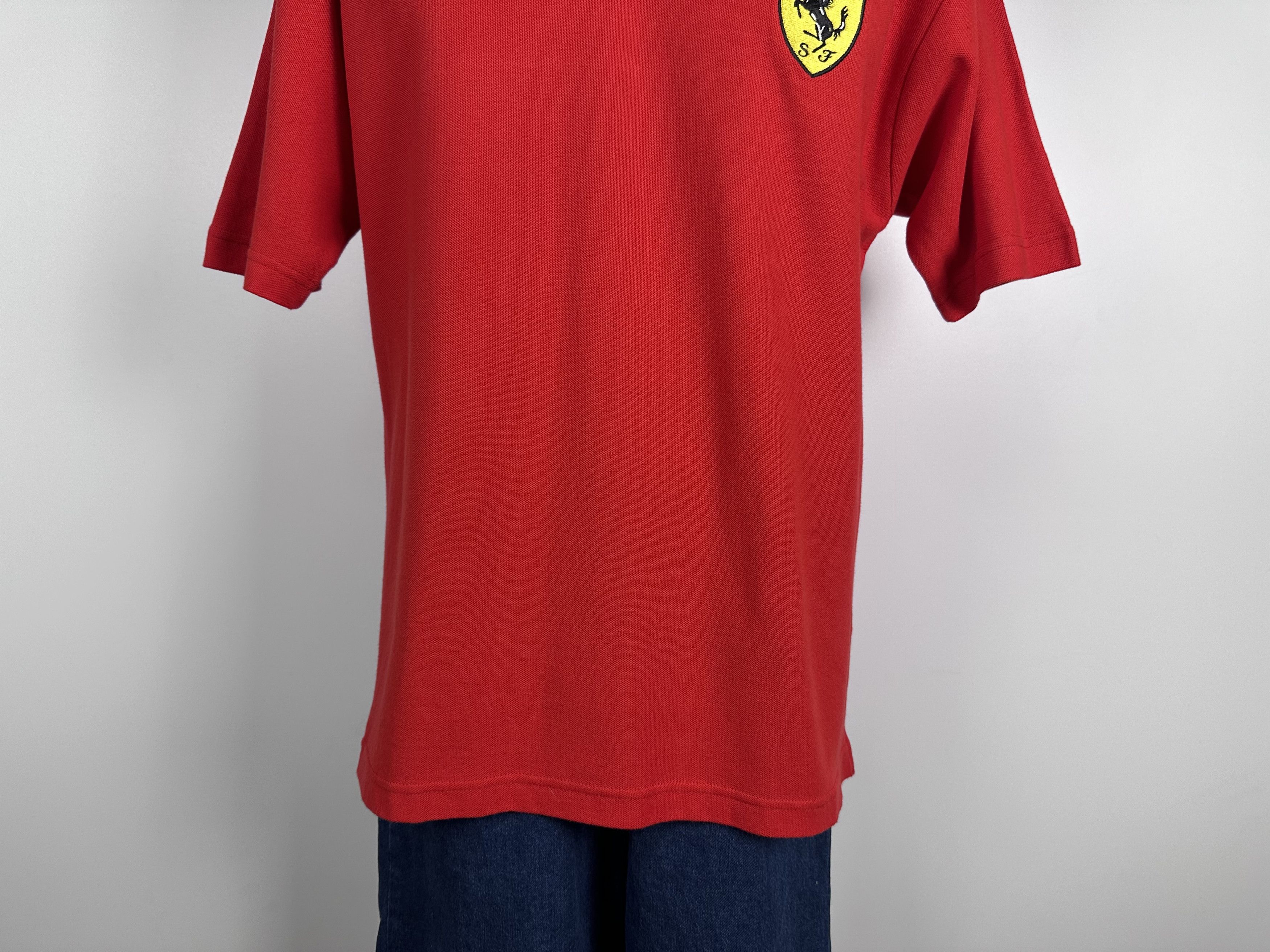 Ferrari × Vintage Vintage 1996 Ferrari Racing F1 Polo Shirt Formula 1 Red Size US L / EU 52-54 / 3 - 4 Thumbnail