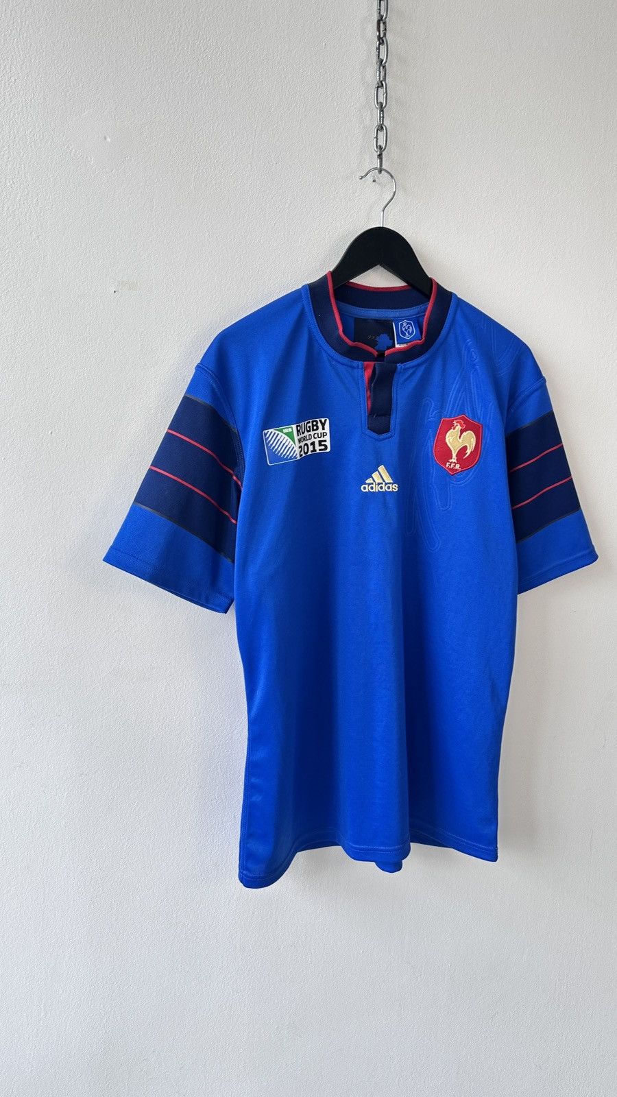 Adidas Adidas France Rugby World Cup 2015 Jersey FFR National Team Size US XL / EU 56 / 4 - 2 Thumbnail