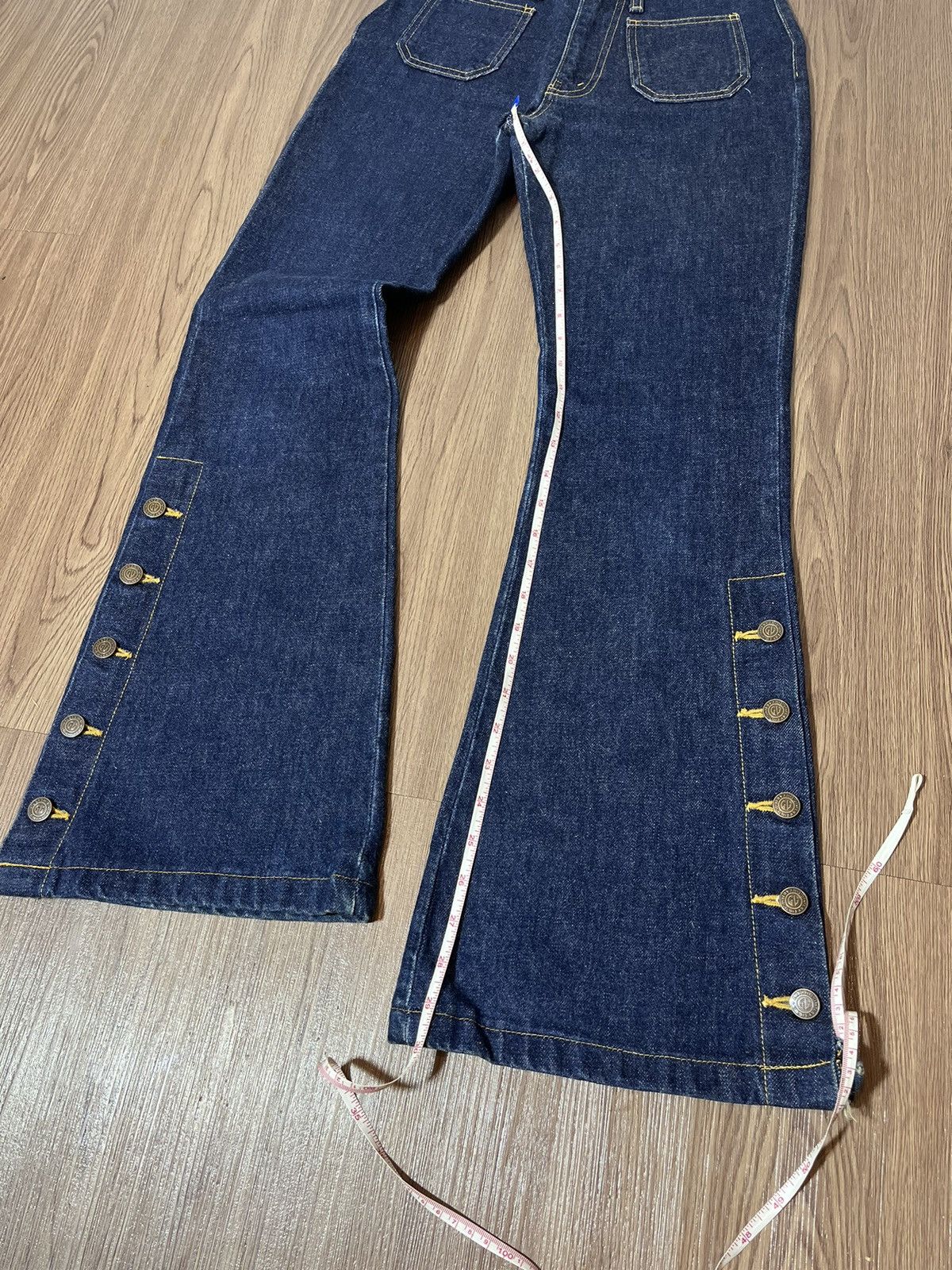 Hysteric Glamour Georgia Love GL HEART japan button down flare denim Size US 26 / EU 42 - 21 Thumbnail
