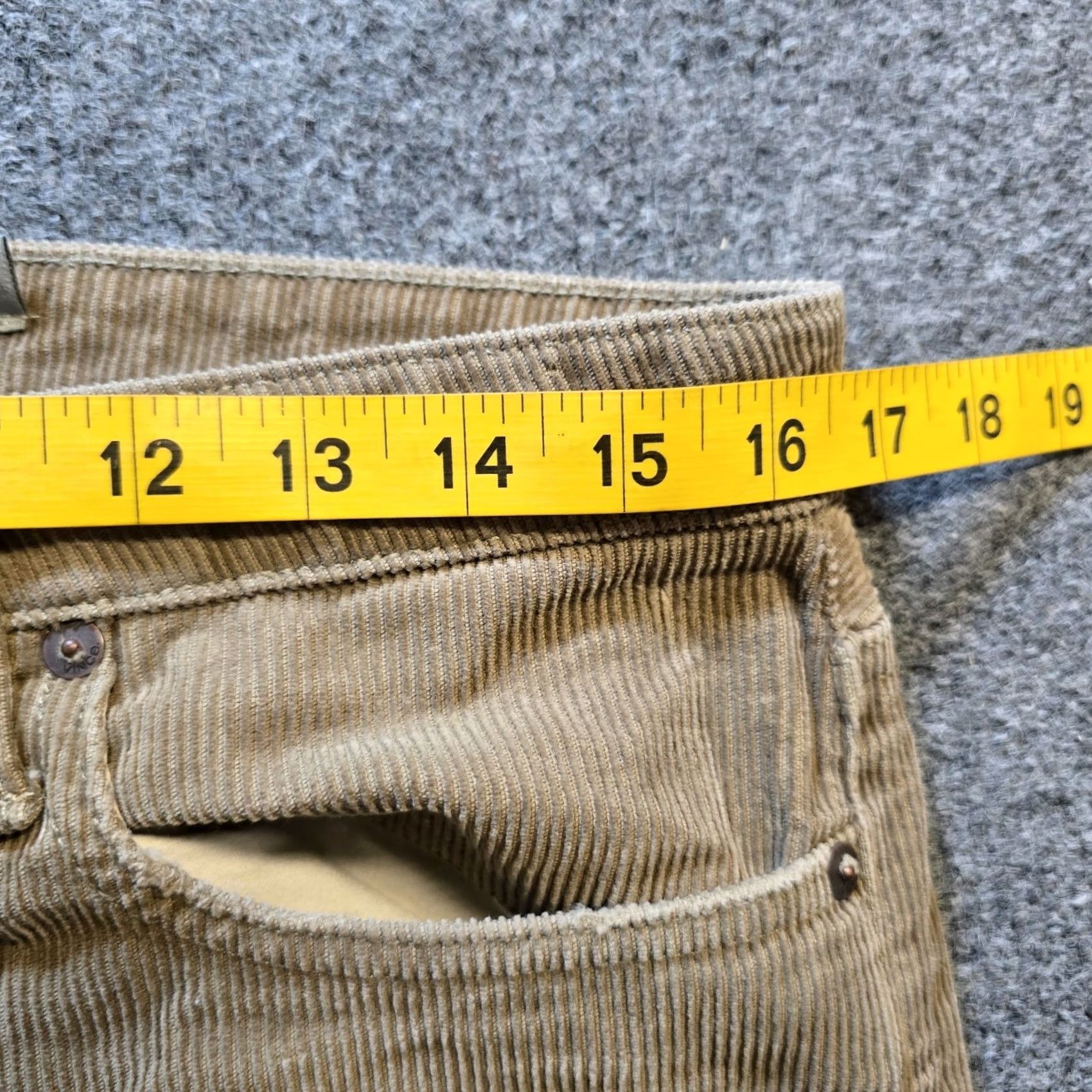 Vince Vince Pants Womens Size 6 Brown Corduroy Straight Cropped Casual Capstone Capsule Casual Women Pants Flat Front Easy Care Machine Washable Size 28" / US 6 / IT 42 - 7 Thumbnail