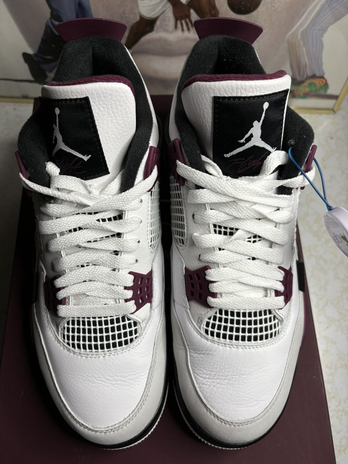 Jordan Brand Jordan Retro 4 “PSG” Size US 10 / EU 43 - 2 Thumbnail