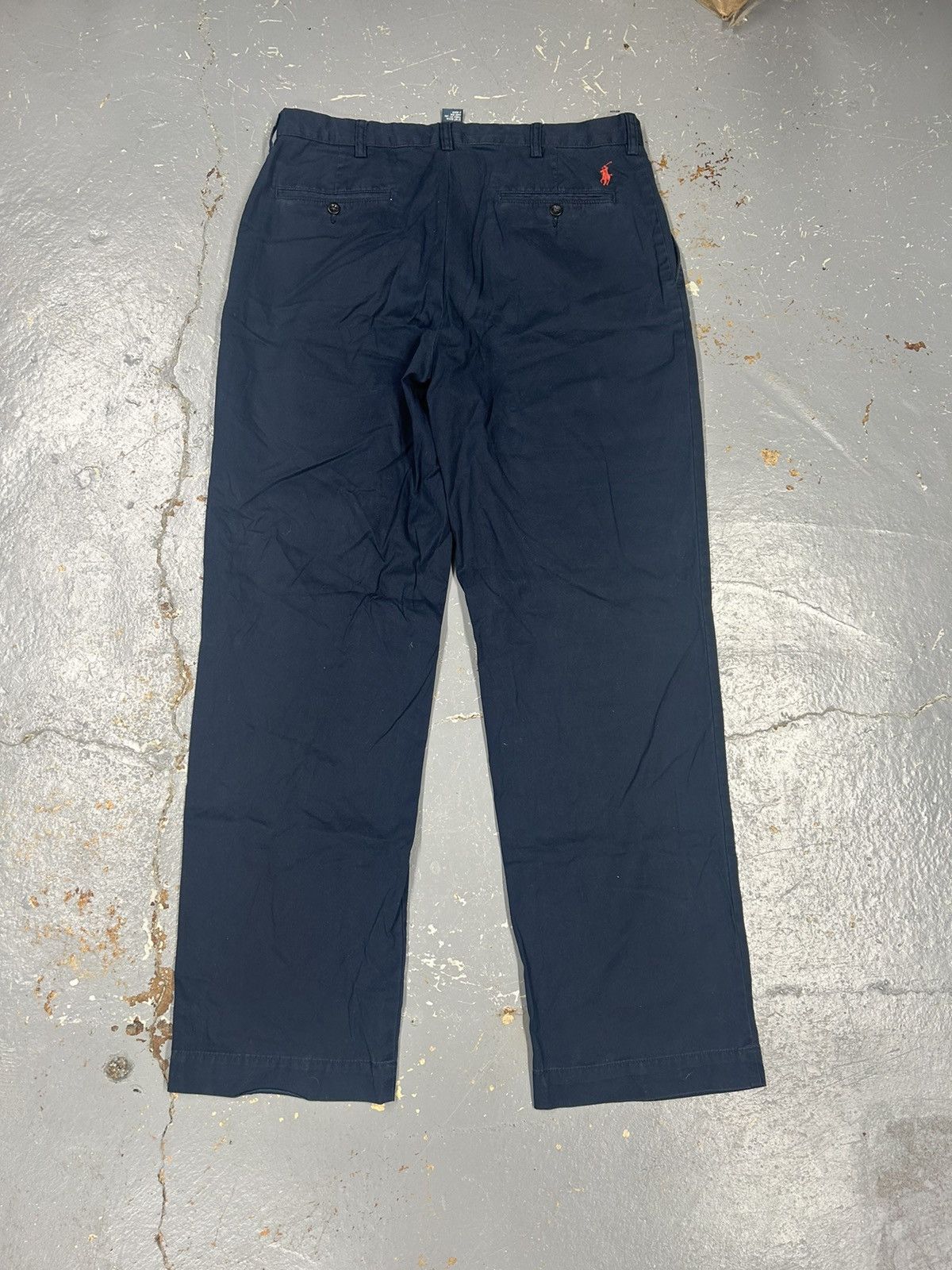 Polo Ralph Lauren × Vintage Crazy Vintage Y2K Essential Navy Polo Ralph Lauren Pants Size US 34 / EU 50 - 2 Thumbnail