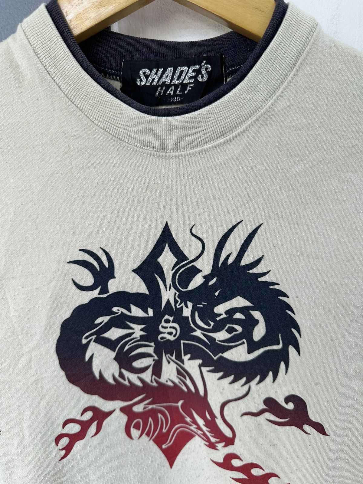Japanese Brand CRAZY JAPANESE SHADE’S CROSS DRAGON SWEATSHIRTS Size S / US 4 / IT 40 - 2 Thumbnail