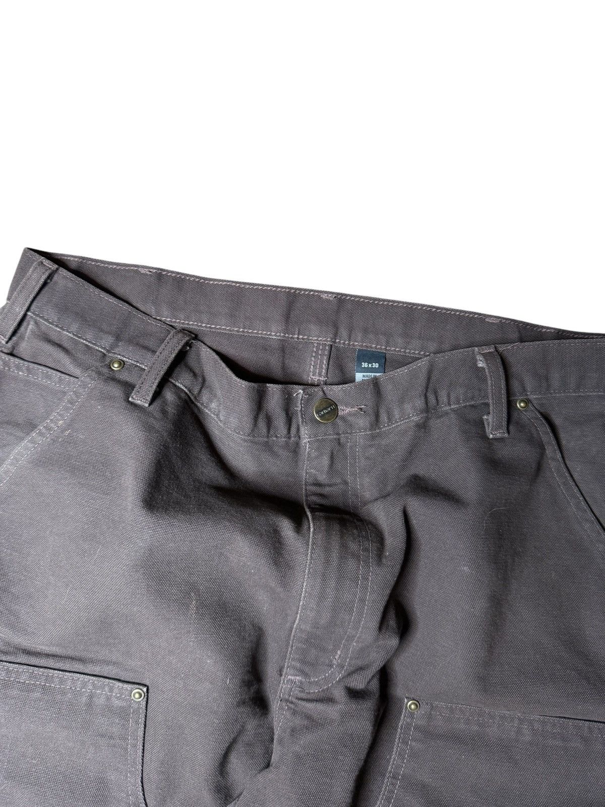 Carhartt × Vintage Vintage Carhartt Double Knees Pants Brown Size US 36 / EU 52 - 4 Thumbnail