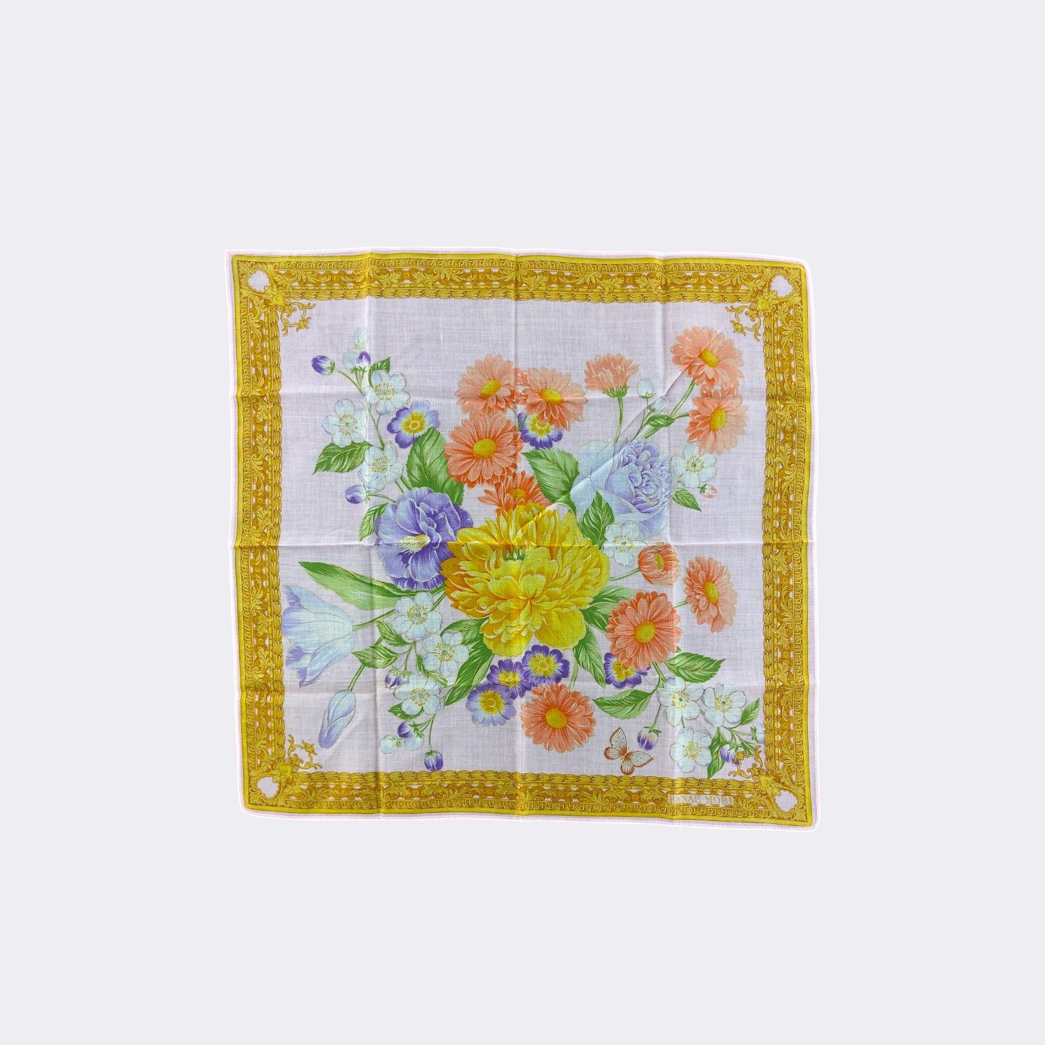 Hanae Mori Vintage Hanae Mori Handkerchief Neckerchief Bandana H253G Size ONE SIZE - 2 Thumbnail