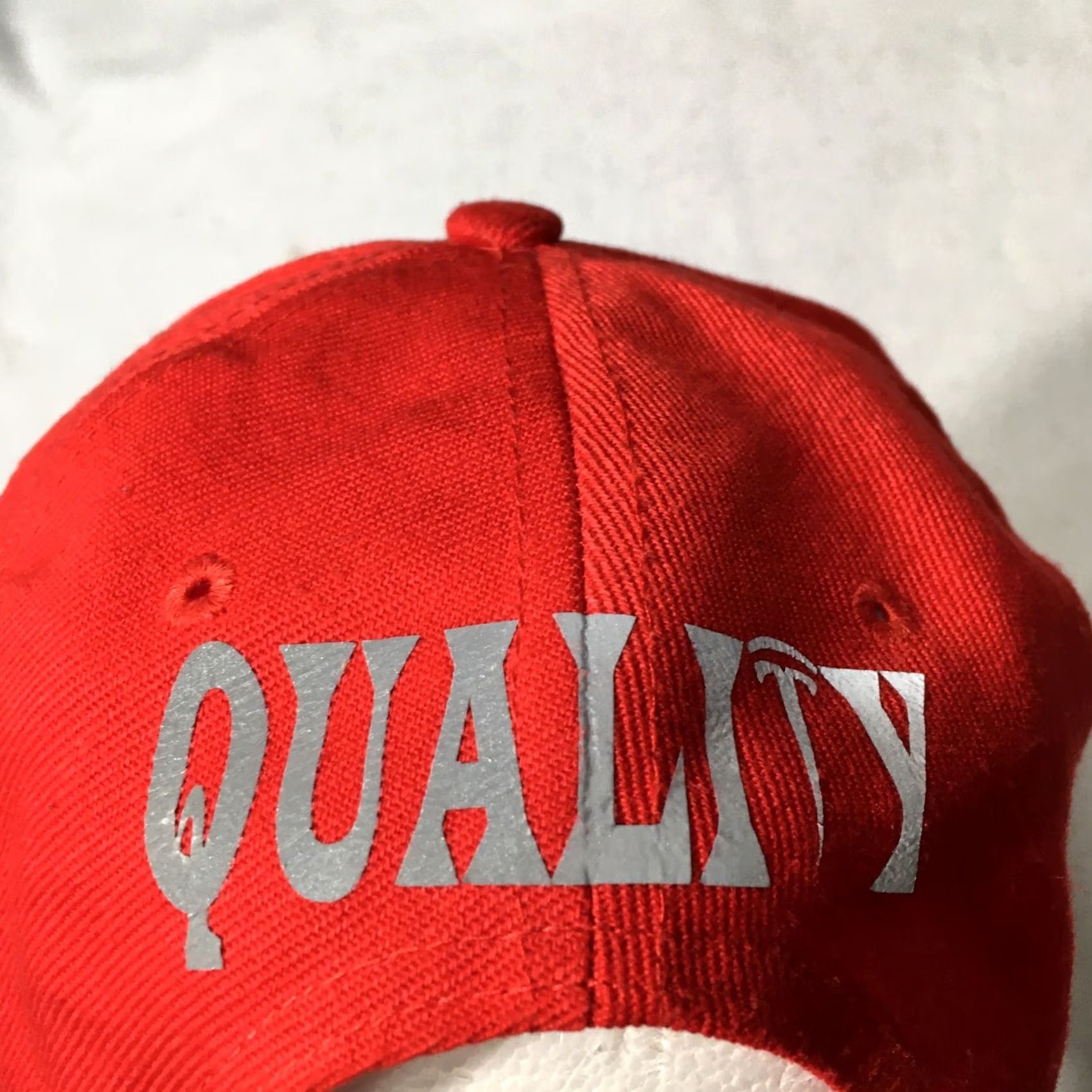 Vintage TESLA COMPANY BASEBALL HAT Red SNAP BACK Athletic Employee Cap QUALITY Mens Size ONE SIZE - 5 Thumbnail