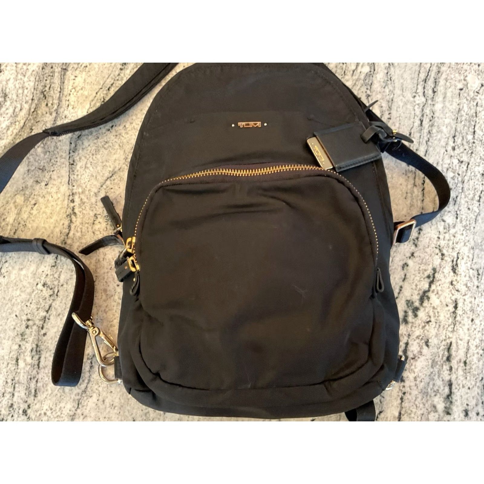 nylon tumi women's backpack small - Just In Case Foldable - Lightweight, Compact Travel Backpack - For One Bag Travel - 15.5