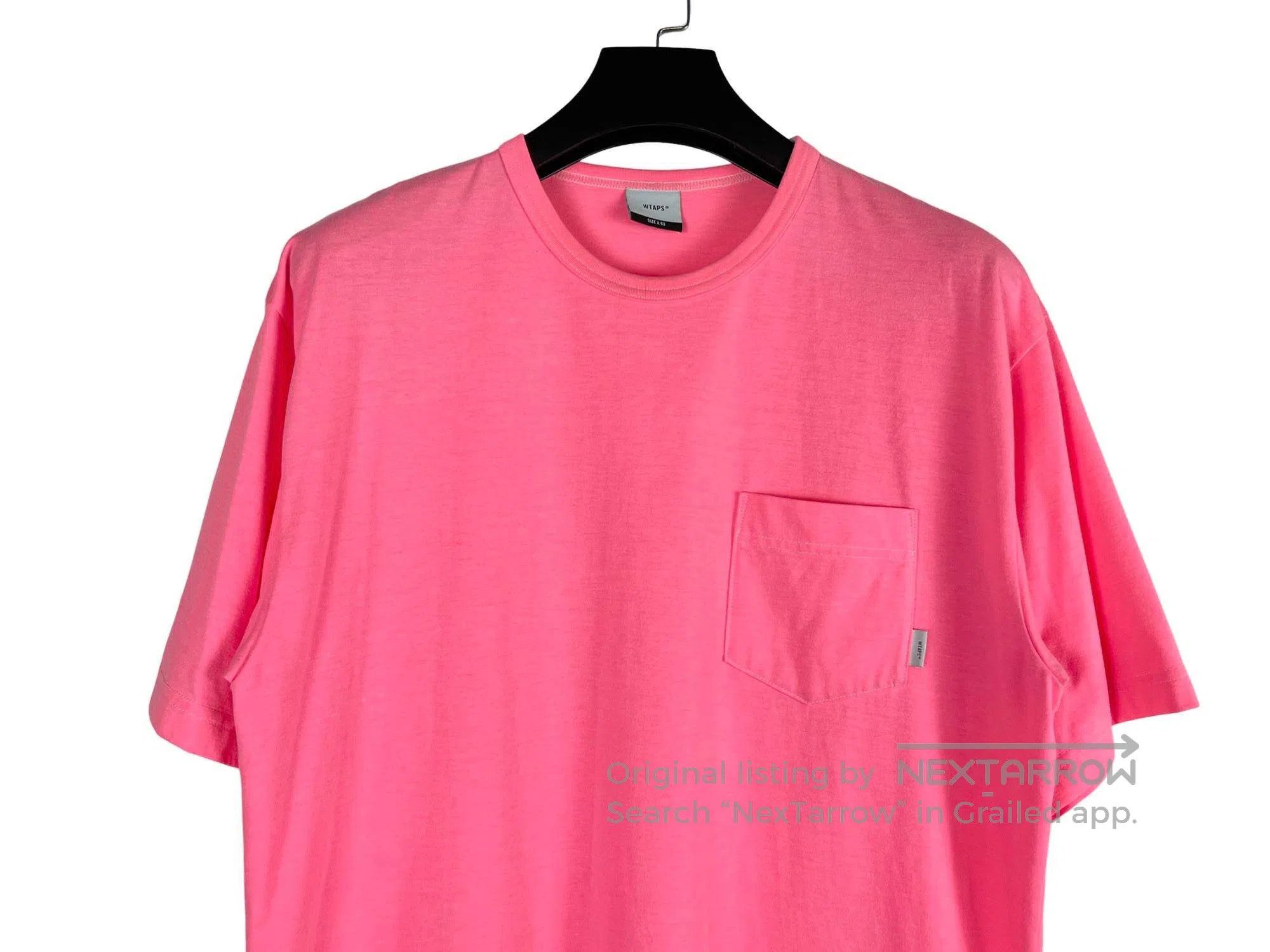 Wtaps WTAPS Small Logo Pink Pocket Short Sleeve Size US L / EU 52-54 / 3 - 3 Thumbnail