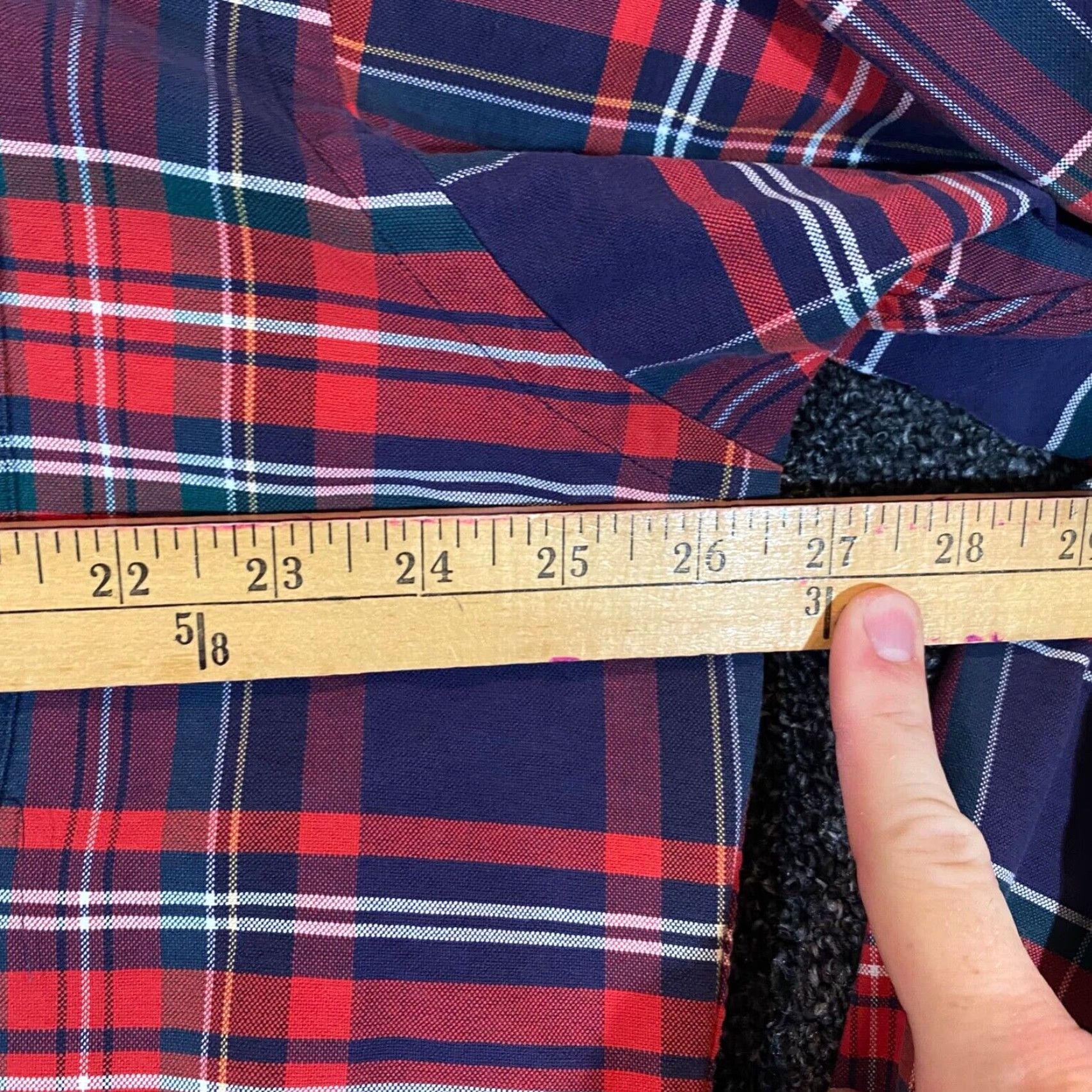 Ralph Lauren RALPH LAUREN Shirt Mens L Red Blue Plaid Button-Down Short Sleeve Big Shirt Size US L / EU 52-54 / 3 - 6 Thumbnail