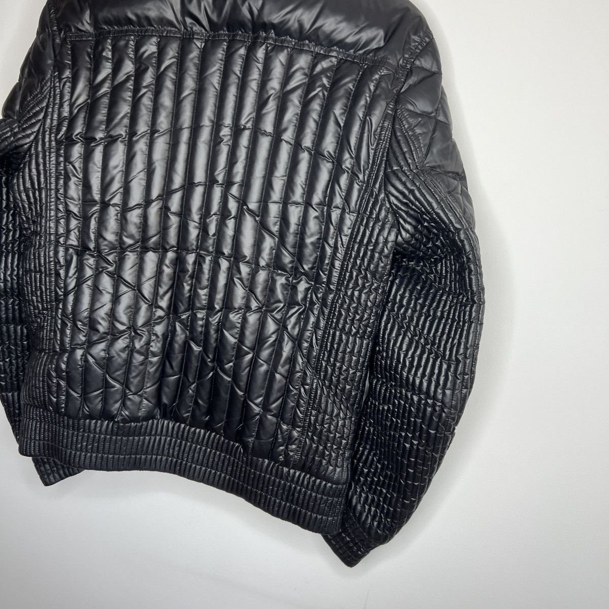 Moncler Moncler Puffer Goose Down Nylon Black Shiny Jacket Racing Size US M / EU 48-50 / 2 - 9 Thumbnail