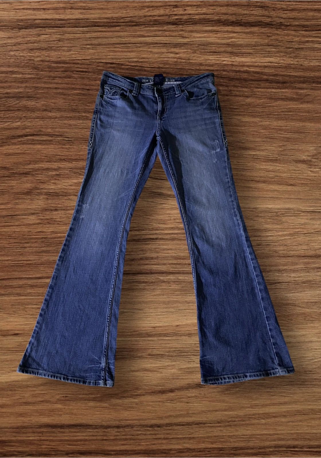 If Six Was Nine × Japanese Brand × Le Grande Bleu (L.G.B.) 🔥FLARE🔥Japanese Brand Vanity Premium Super Flare Denim Size US 33 - 2 Thumbnail