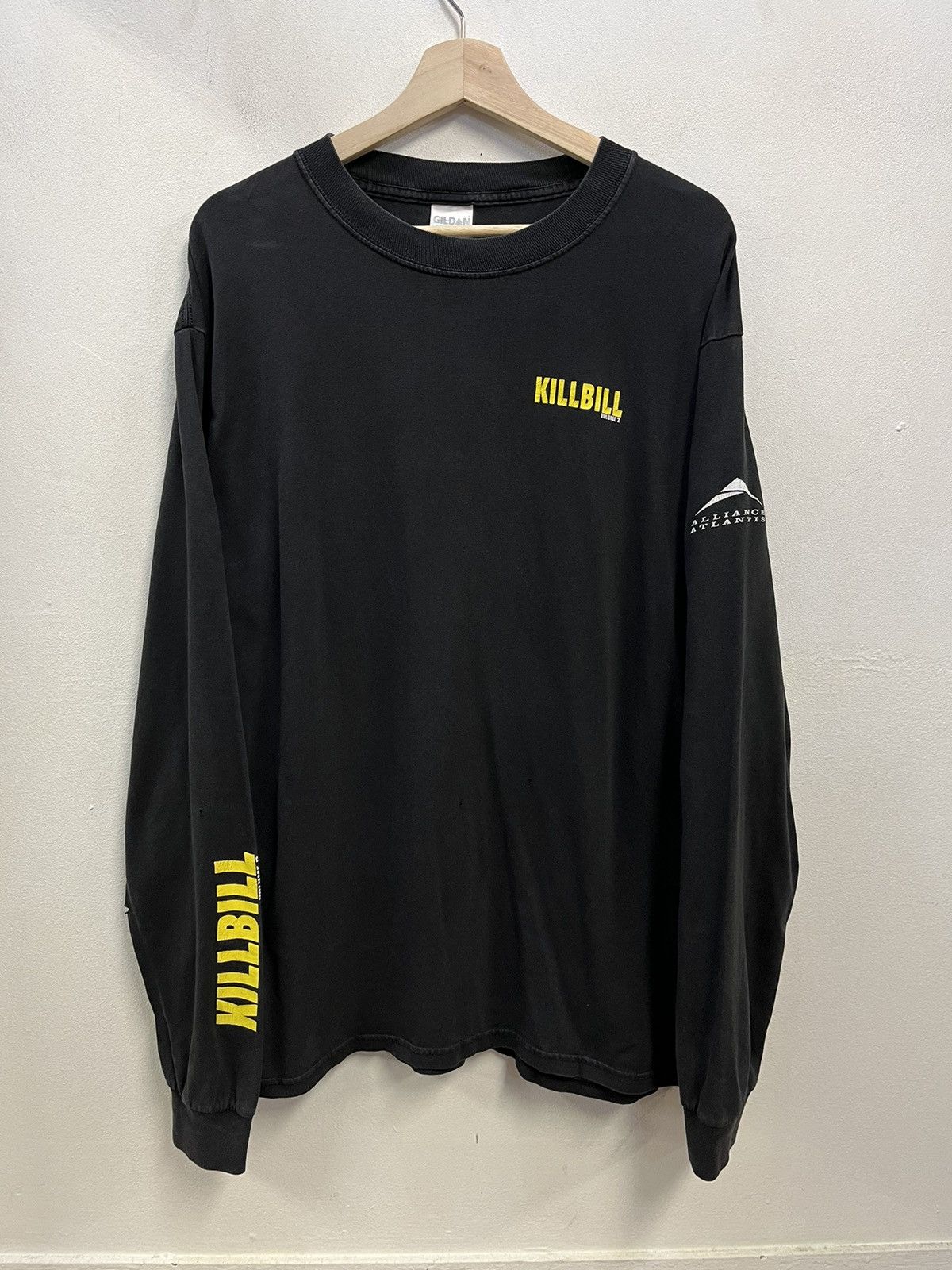 image of Movie x Vintage Kill Bill Vol. 2 Promo Long Sleeve in Black, Men's (Size Large)
