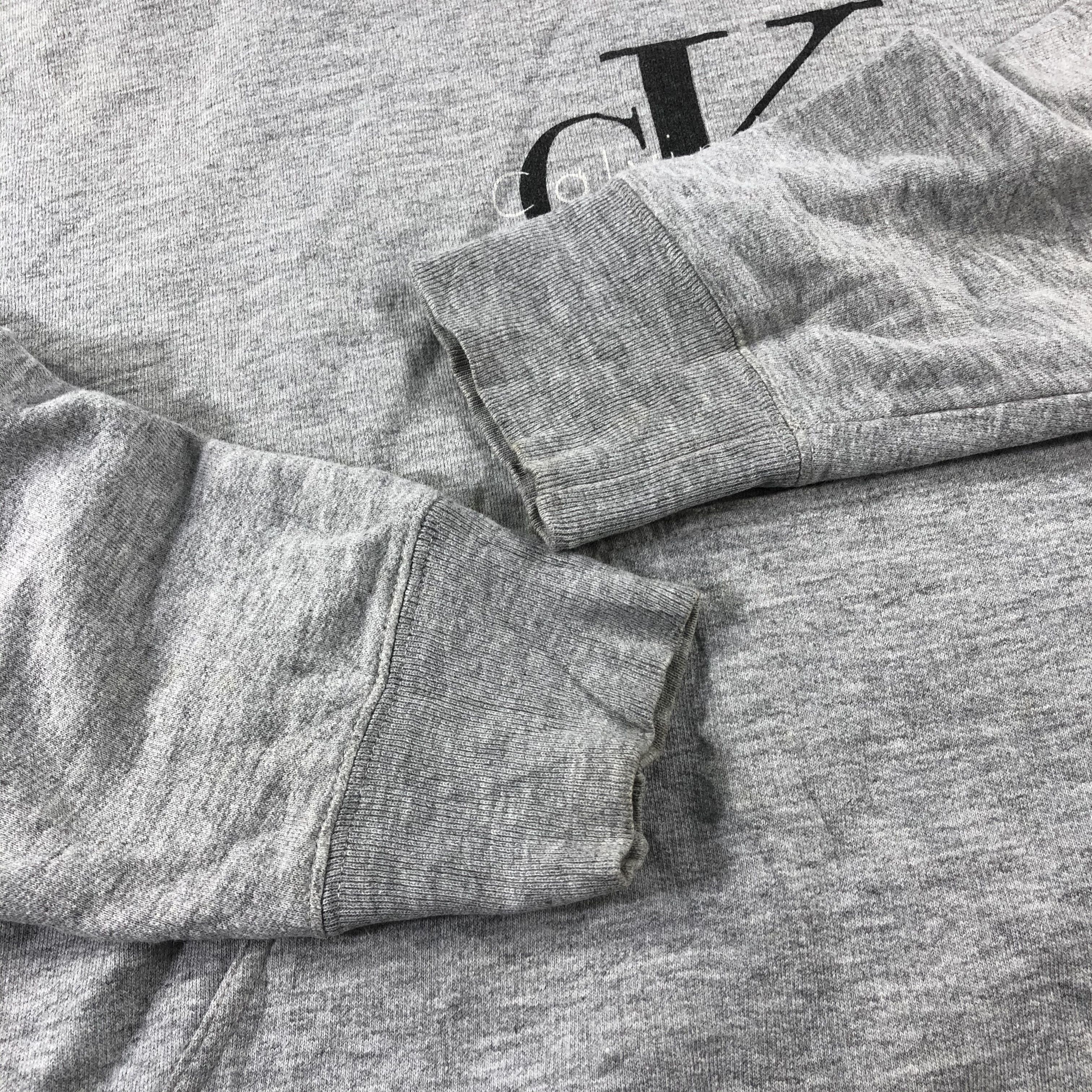 Calvin Klein Vintage Grey Clavin Klein Hoodies F167 Size US M / EU 48-50 / 2 - 6 Thumbnail