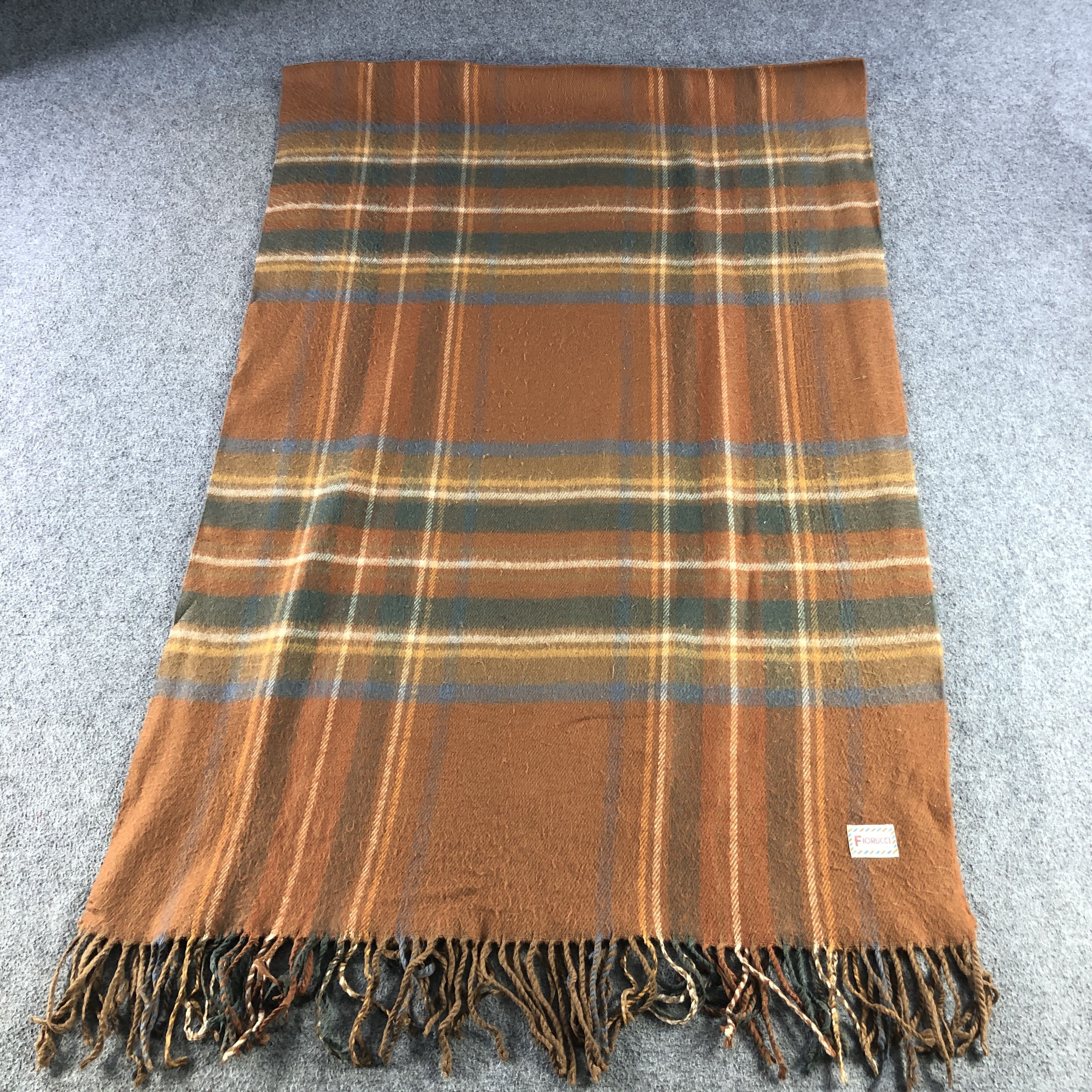 Fiorucci Fiorucci Tartan Scarf Muffler Neckgear V2924 Size ONE SIZE - 2 Thumbnail