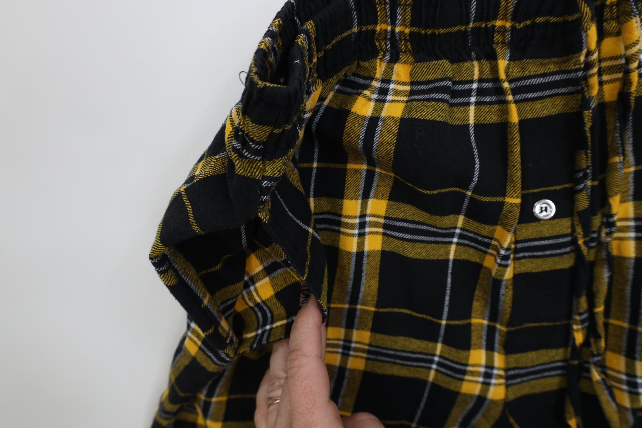 Vintage Vintage Y2K NFL Steelers Football Wide Leg Flannel Pants Size US 34 / EU 50 - 6 Thumbnail