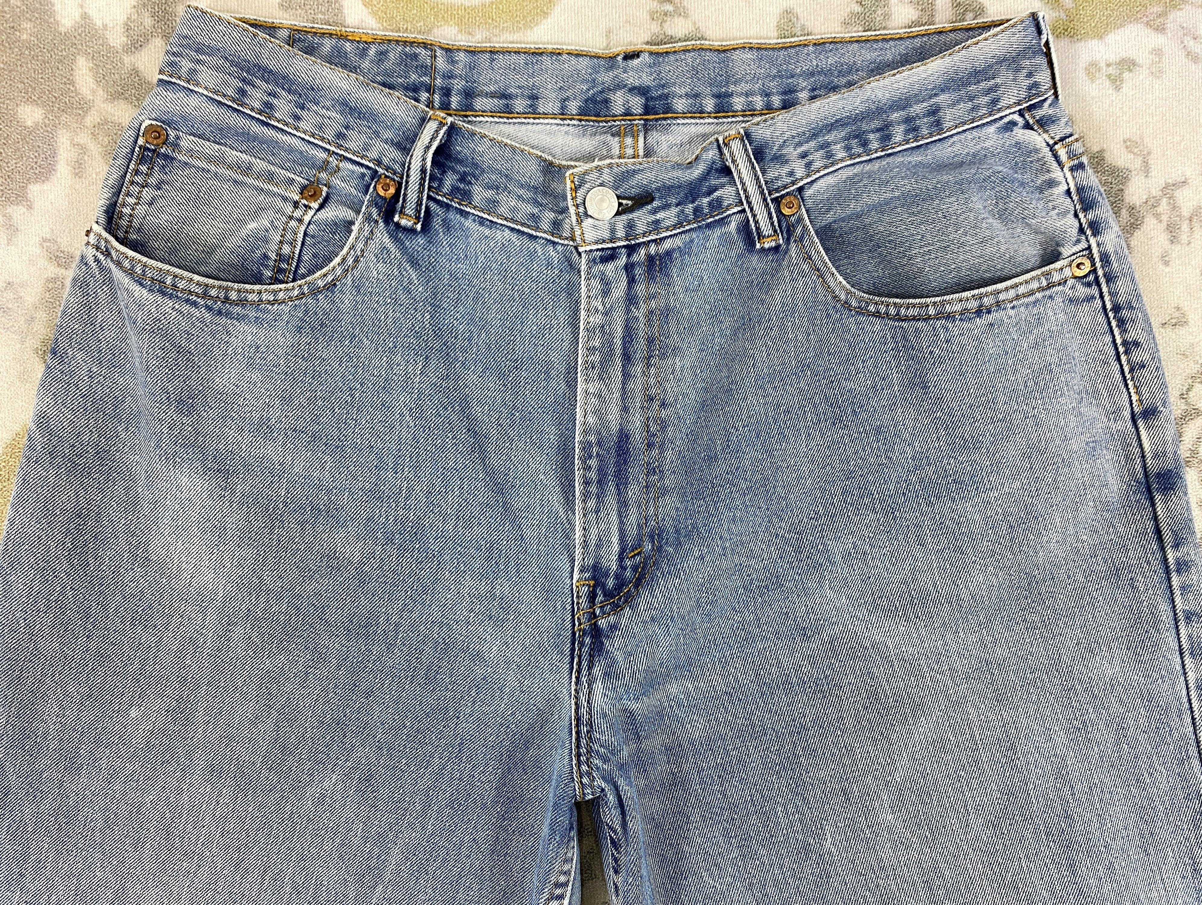 Levi's Vintage Levi's Pale Blue 35 x 35.5 Denim -JN304 Size US 35 - 3 Thumbnail