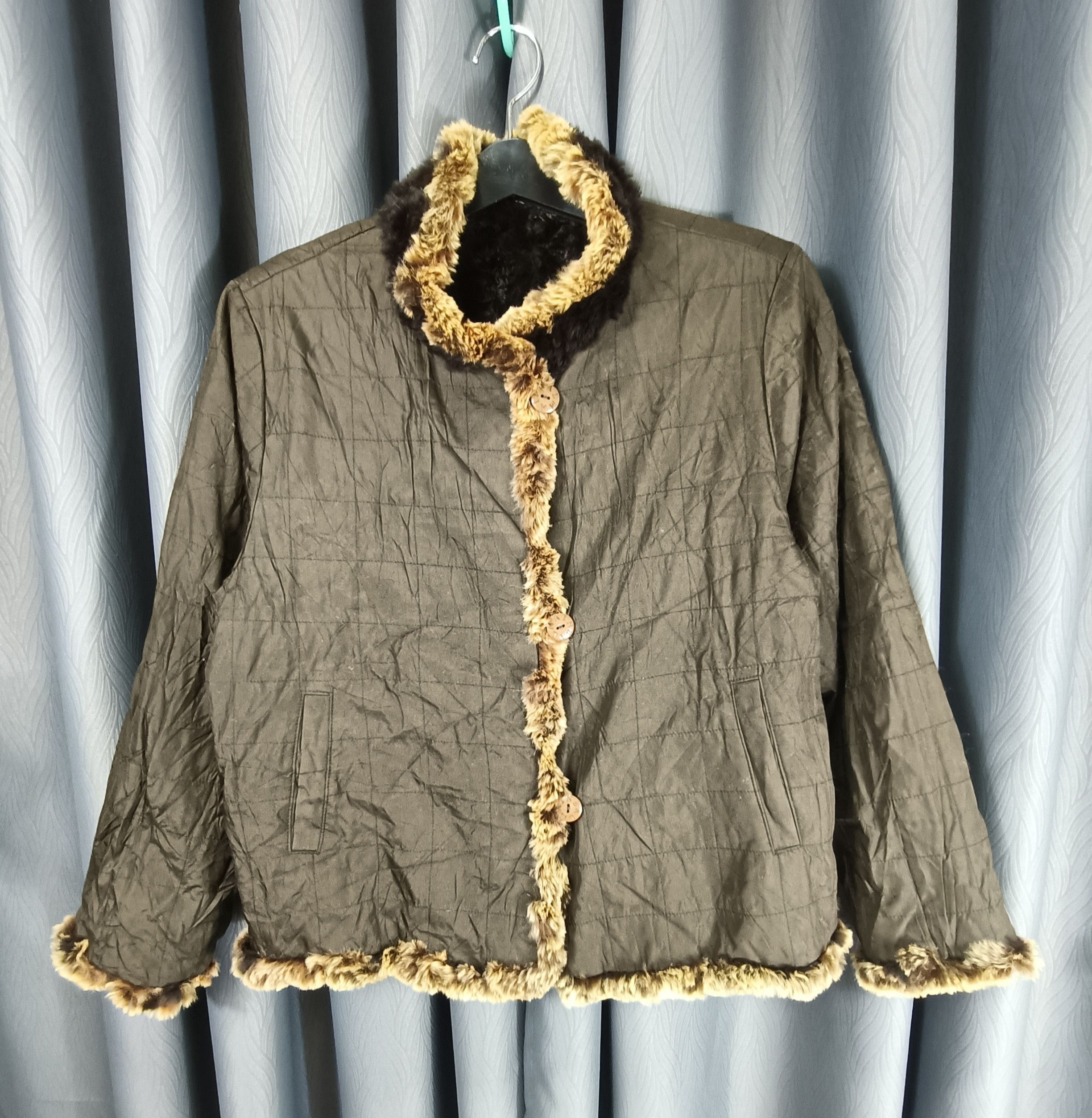 Balmain Vintage Balmain Spanish rabbit fur reversible jacket Size M / US 6-8 / IT 42-44 - 2 Thumbnail