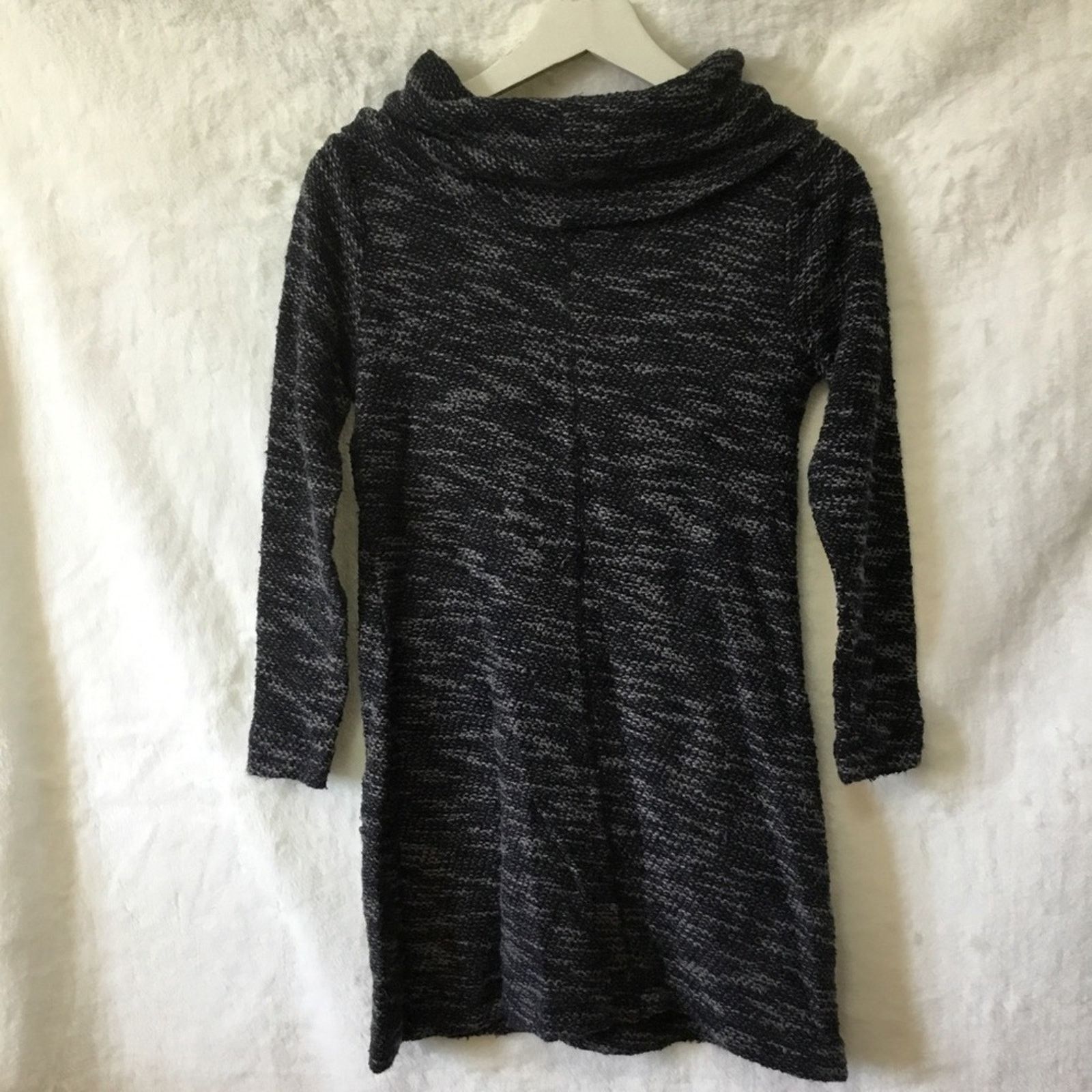 Loft Loft Gray Turtleneck Sweater Dress Size S / US 4 / IT 40 - 3 Thumbnail