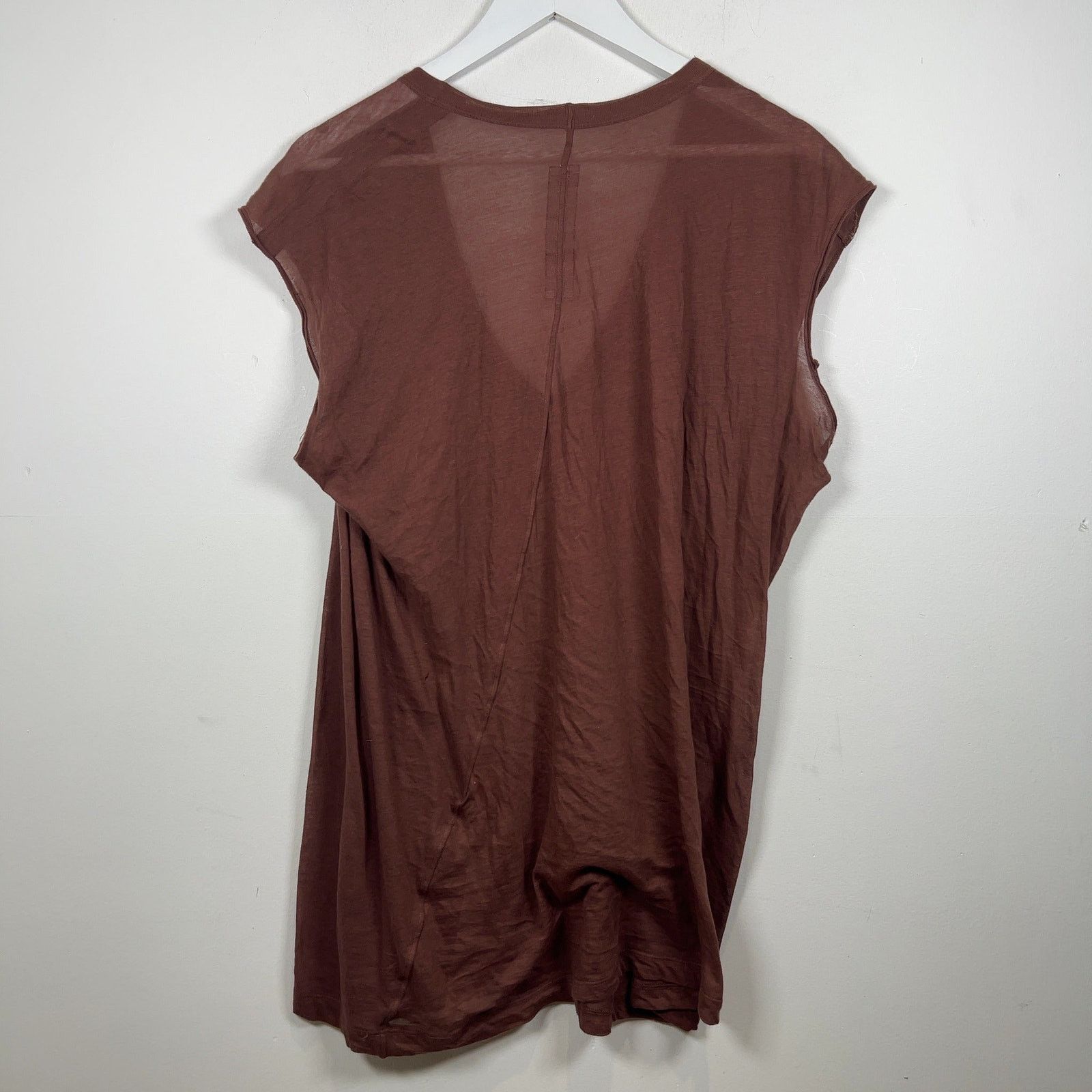 Rick Owens Drkshdw Rick Owens DRKSHDW Panelled Sleeveless T-Shirt Size US L / EU 52-54 / 3 - 4 Thumbnail