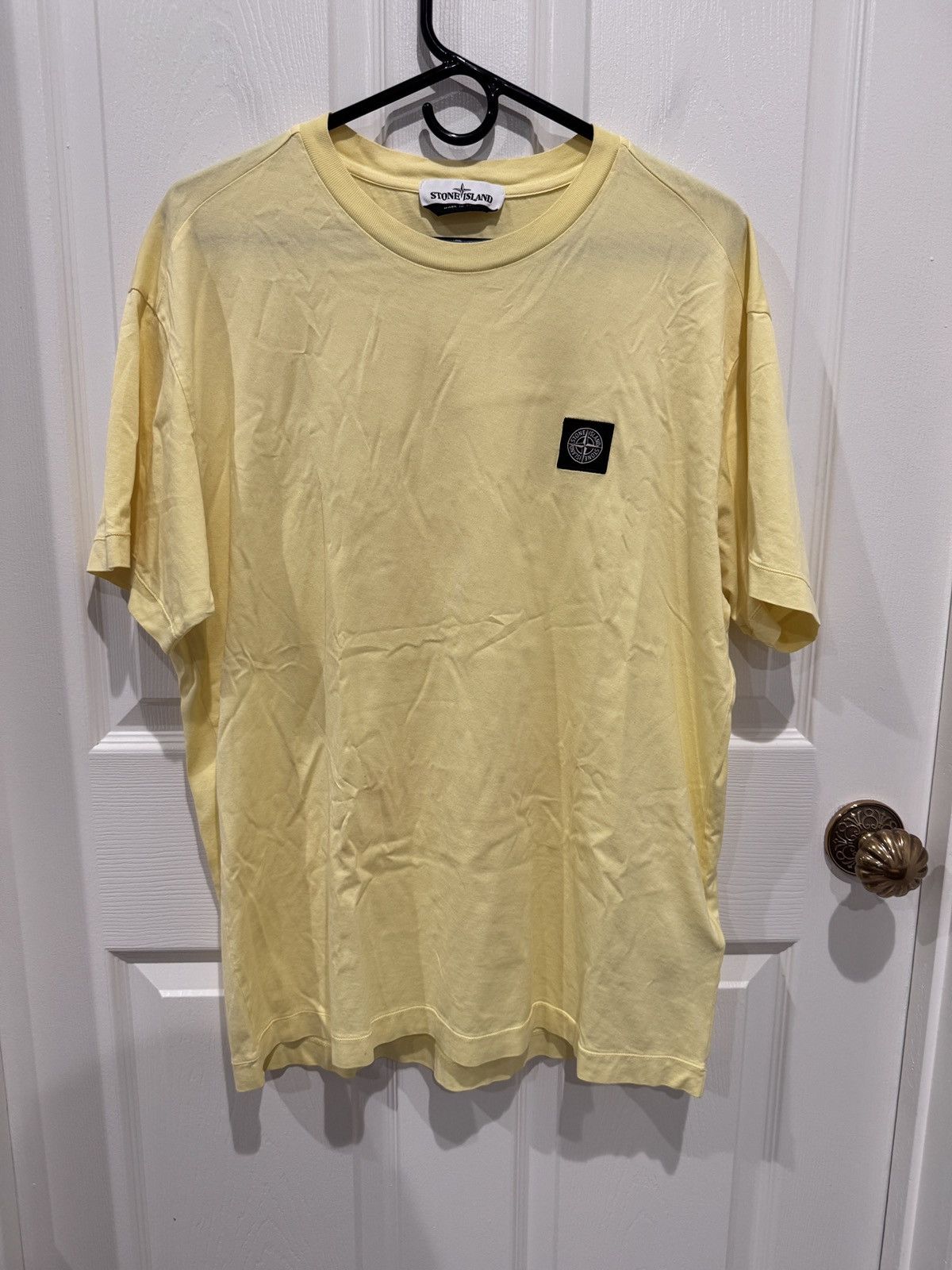 Stone Island Stone Island Yellow Patch Program Tee Size XL (fits M-L) Size US XL / EU 56 / 4 - 1 Thumbnail