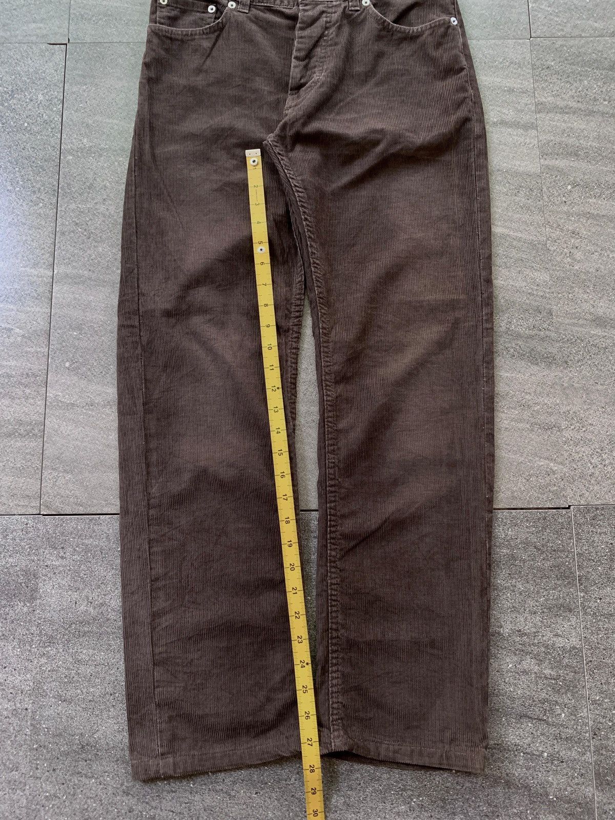 Helmut Lang FREE TAX! 2000s Corduroy Classic Cut Pants Size US 30 / EU 46 - 14 Thumbnail