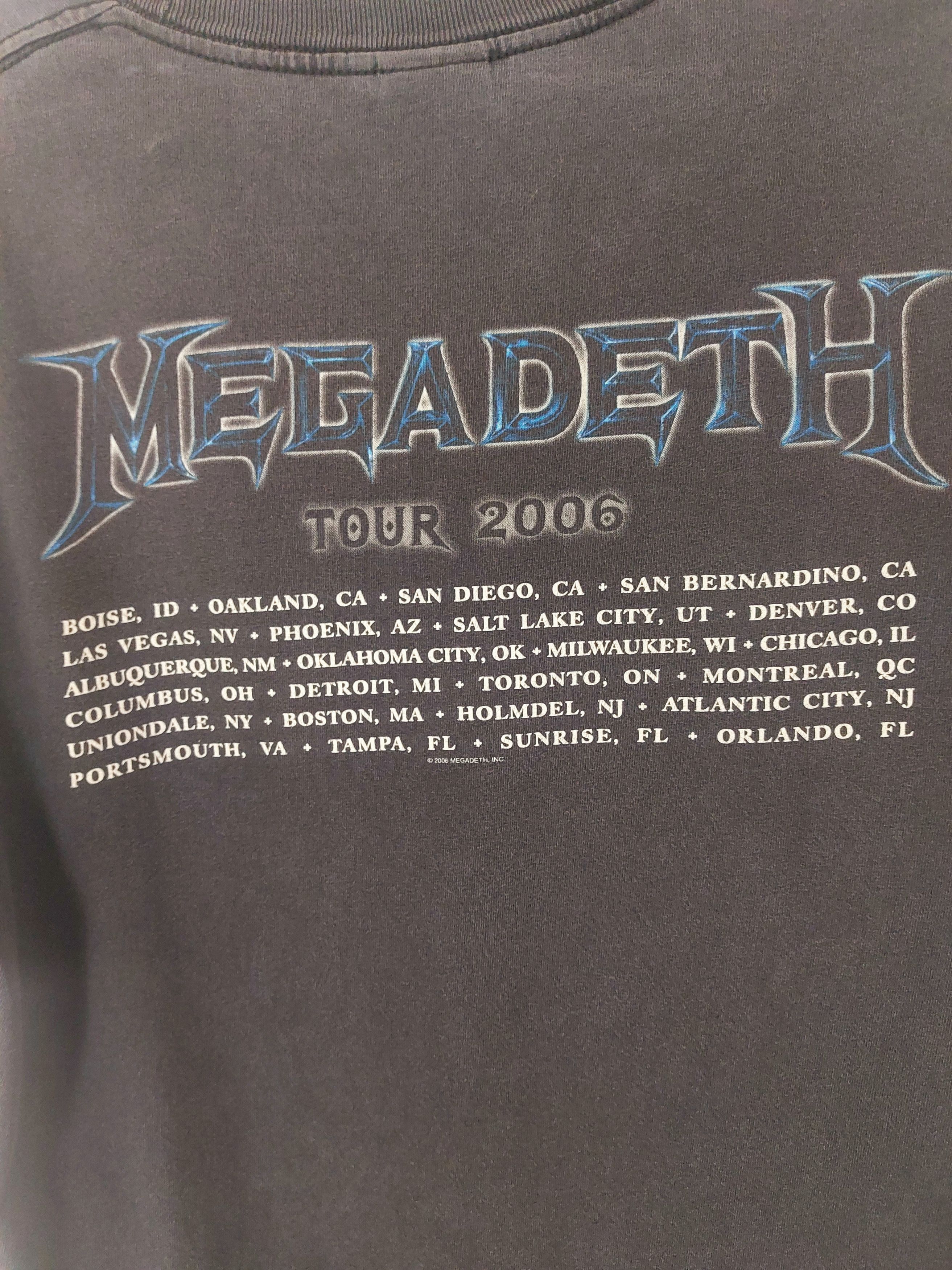 Other Megadeth Gigan Tour 2006 Size US L / EU 52-54 / 3 - 6 Thumbnail