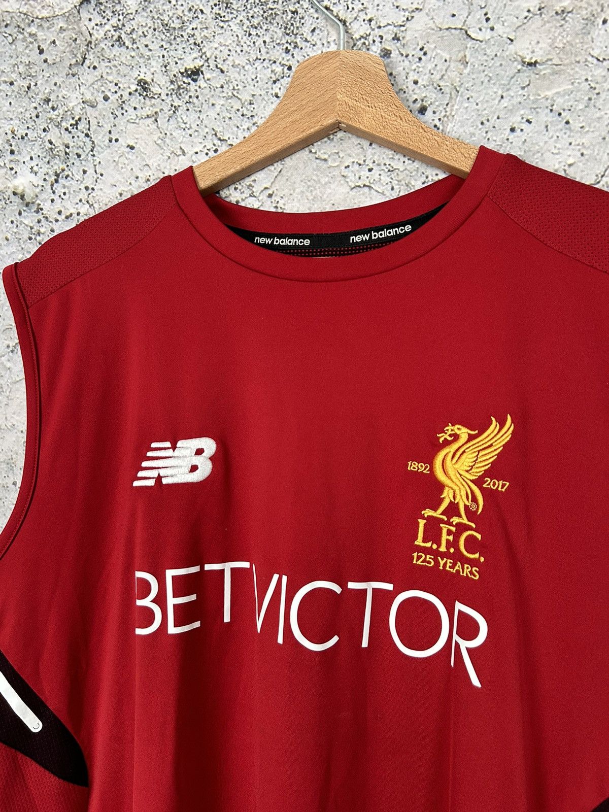 New Balance Vintage New Balance Liverpool FC Soccer Jersey Training Size US XL / EU 56 / 4 - 3 Thumbnail