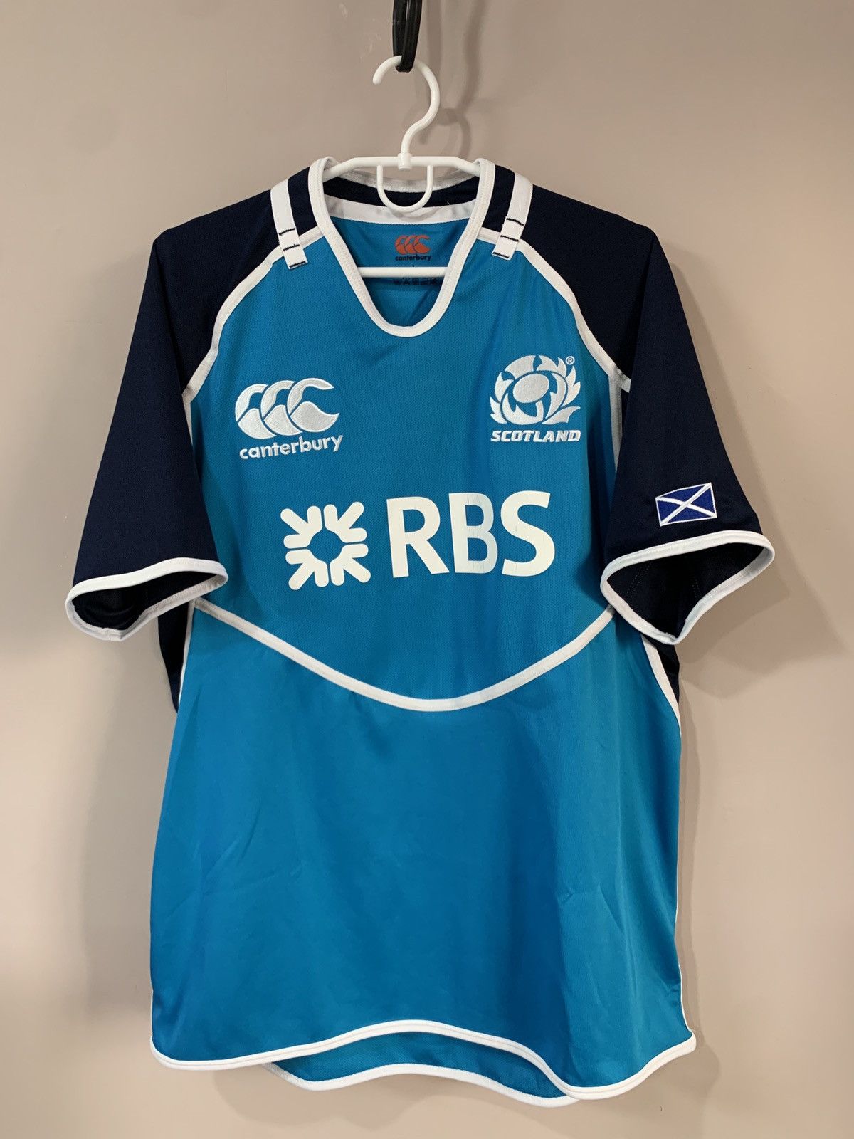 Canterbury of New Zealand Scotland 2012 Away Rugby Union Shirt Canterbury Jersey Sz L Size US L / EU 52-54 / 3 - 1 Thumbnail