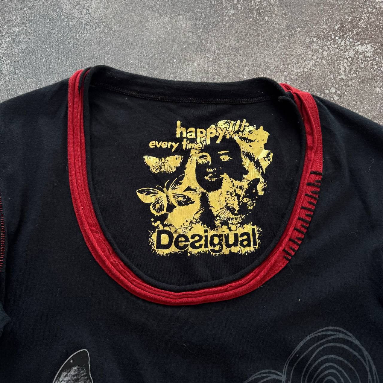 Hysteric Glamour × Japanese Brand × Vintage Y2K Desigual Vintage Amazing Crazy Long Sleeve Top Size M / US 6-8 / IT 42-44 - 3 Thumbnail