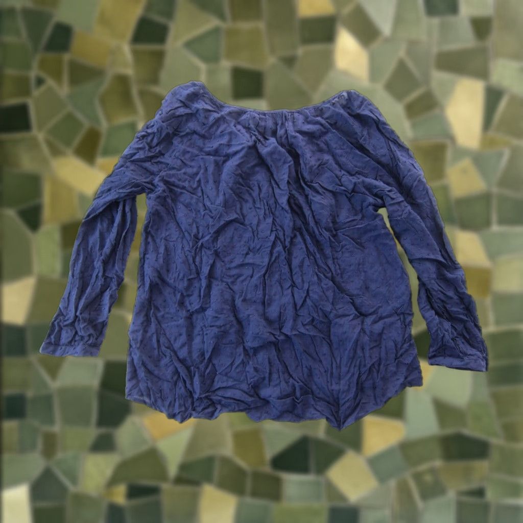 Greats NWT Great Northwest Indigo 100% Rayon Blue Long Sleeve Tunic Peasant Blouse M Size M / US 6-8 / IT 42-44 - 1 Thumbnail
