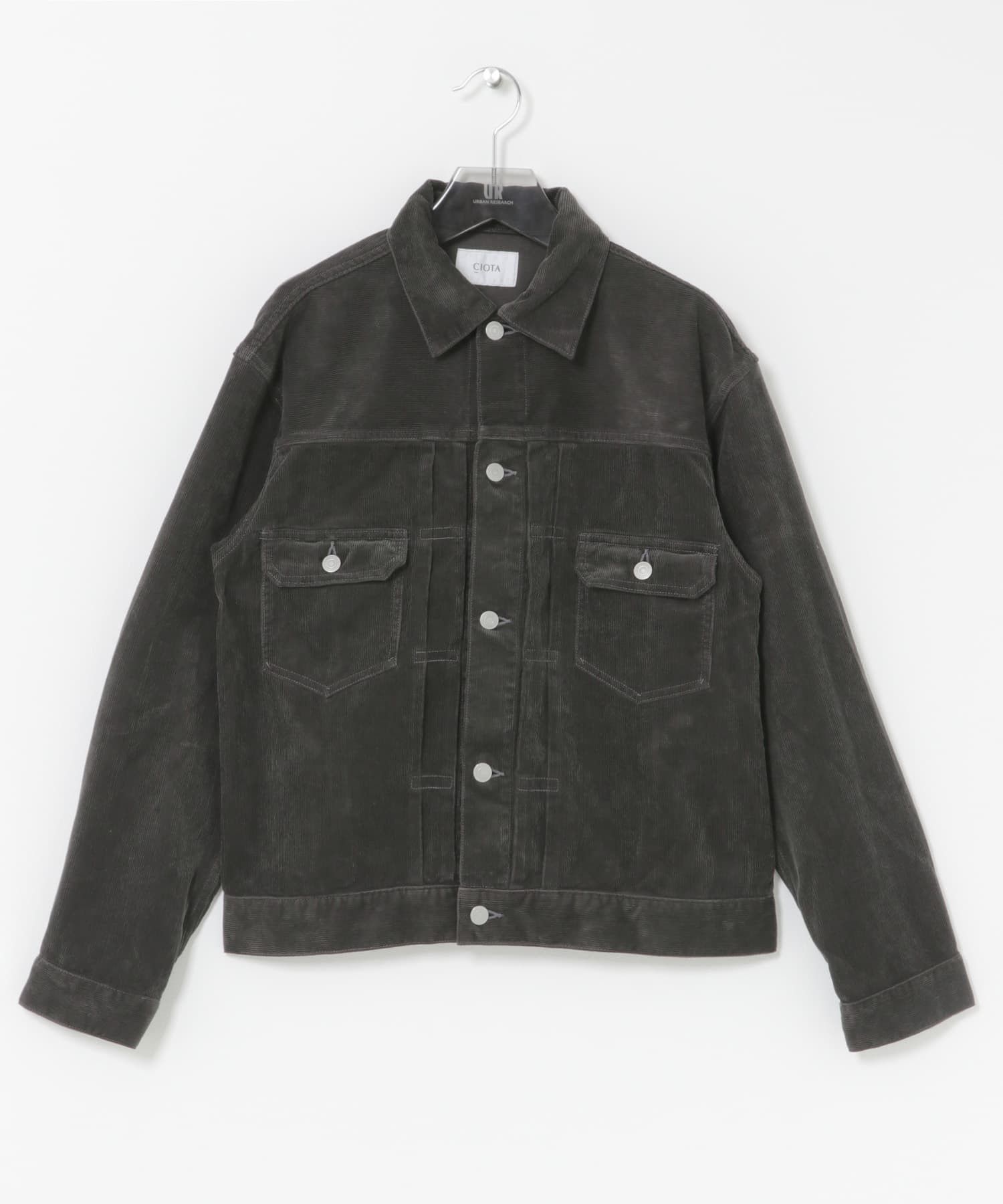 Ciota charcoal grey corduroy jacket fits L Size US L / EU 52-54 / 3 - 1 Thumbnail