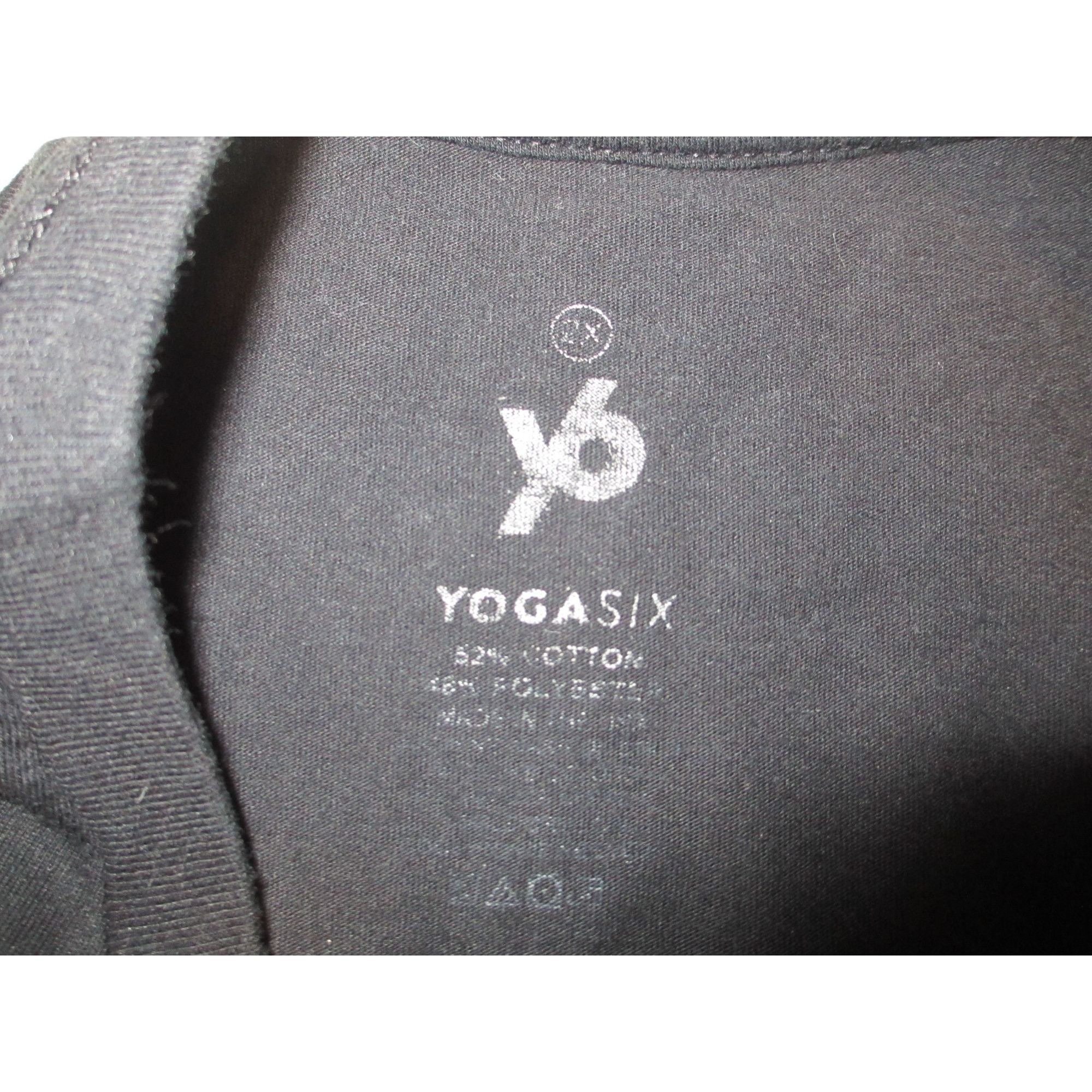 Gildan Theres No Place Like Om YogaSix Softstyle Black Tee Unisex X Size XL / US 12-14 / IT 48-50 - 5 Thumbnail